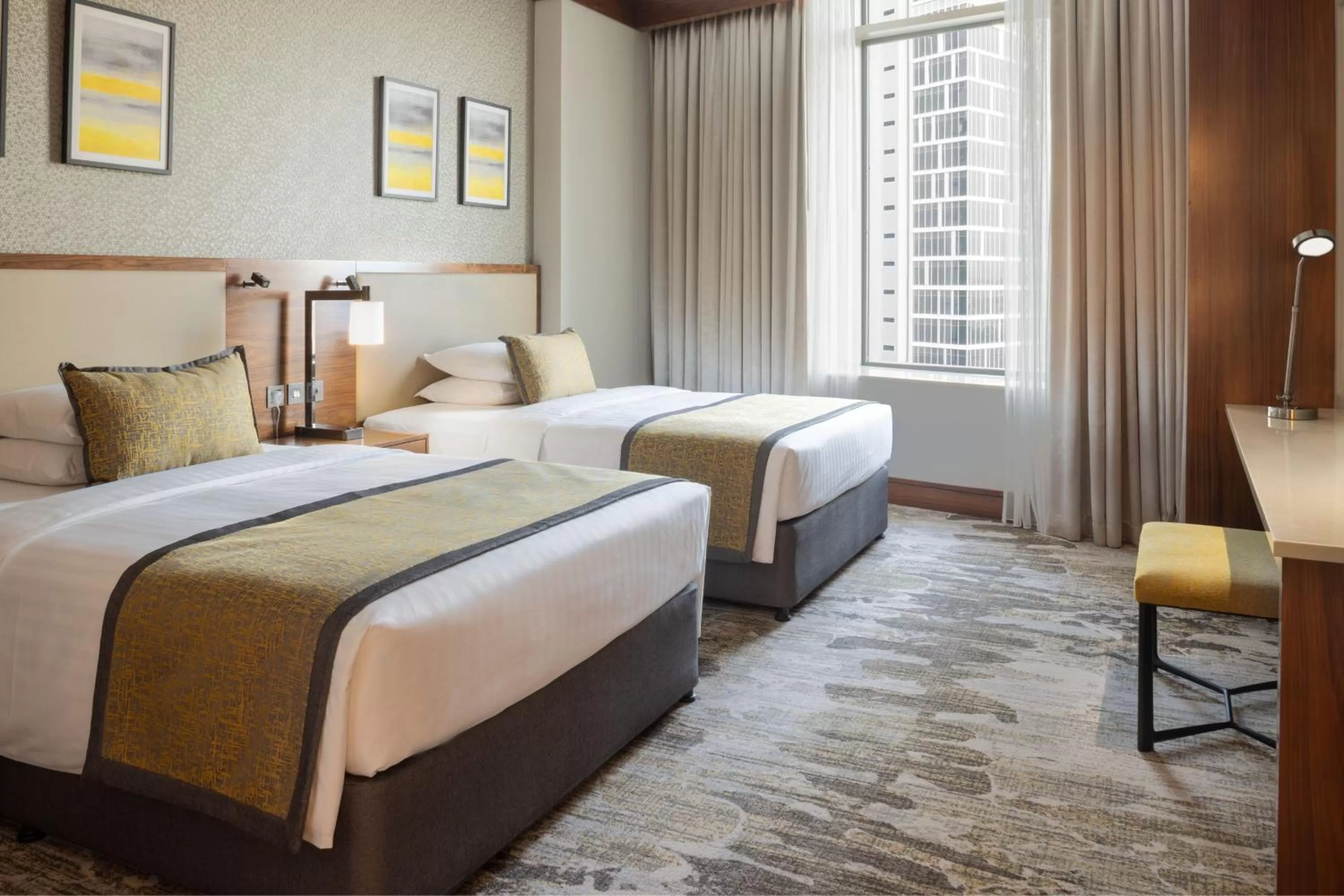 Photo of the whole room, Bed in Marriott Executive Apartments Kuwait City