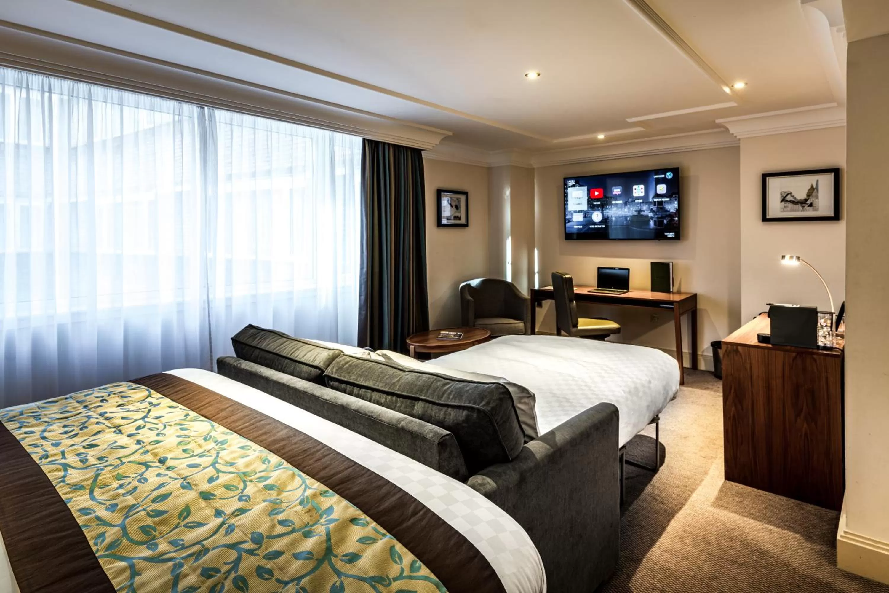 Bed in The Marble Arch Hotel, by Thistle