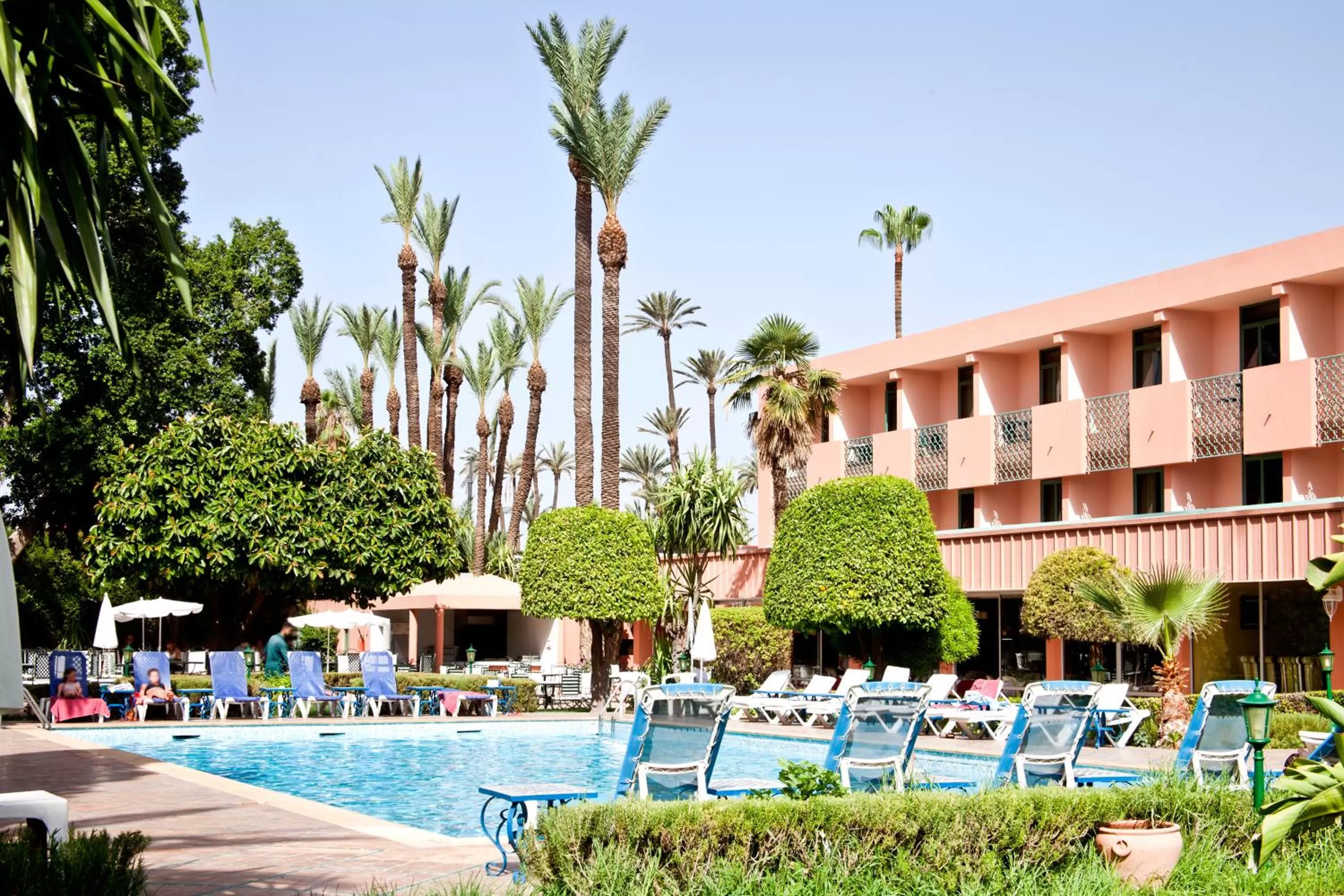 Swimming pool in Chems Hotel