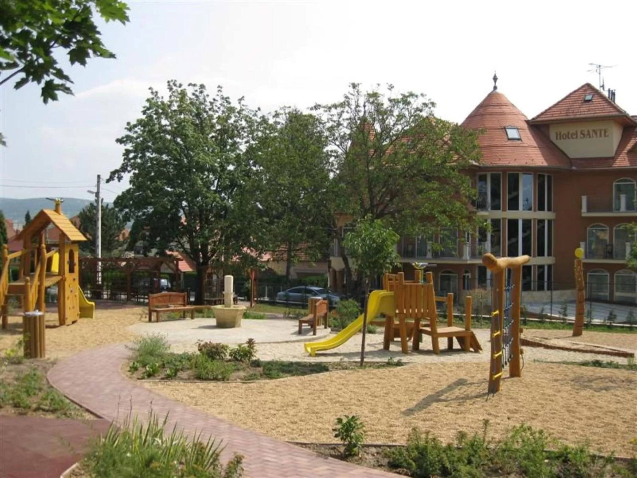 Children play ground, Children's Play Area in SANTE Hévíz