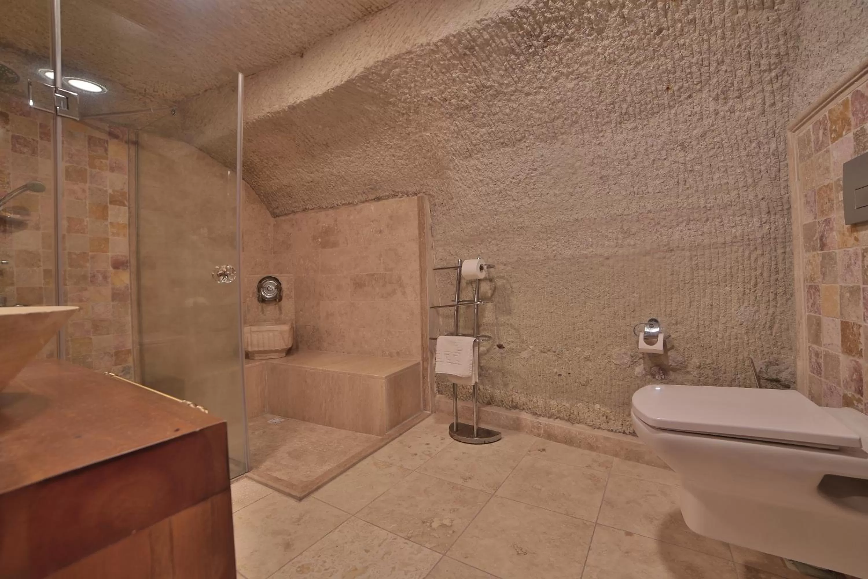 Shower in Local Cave House