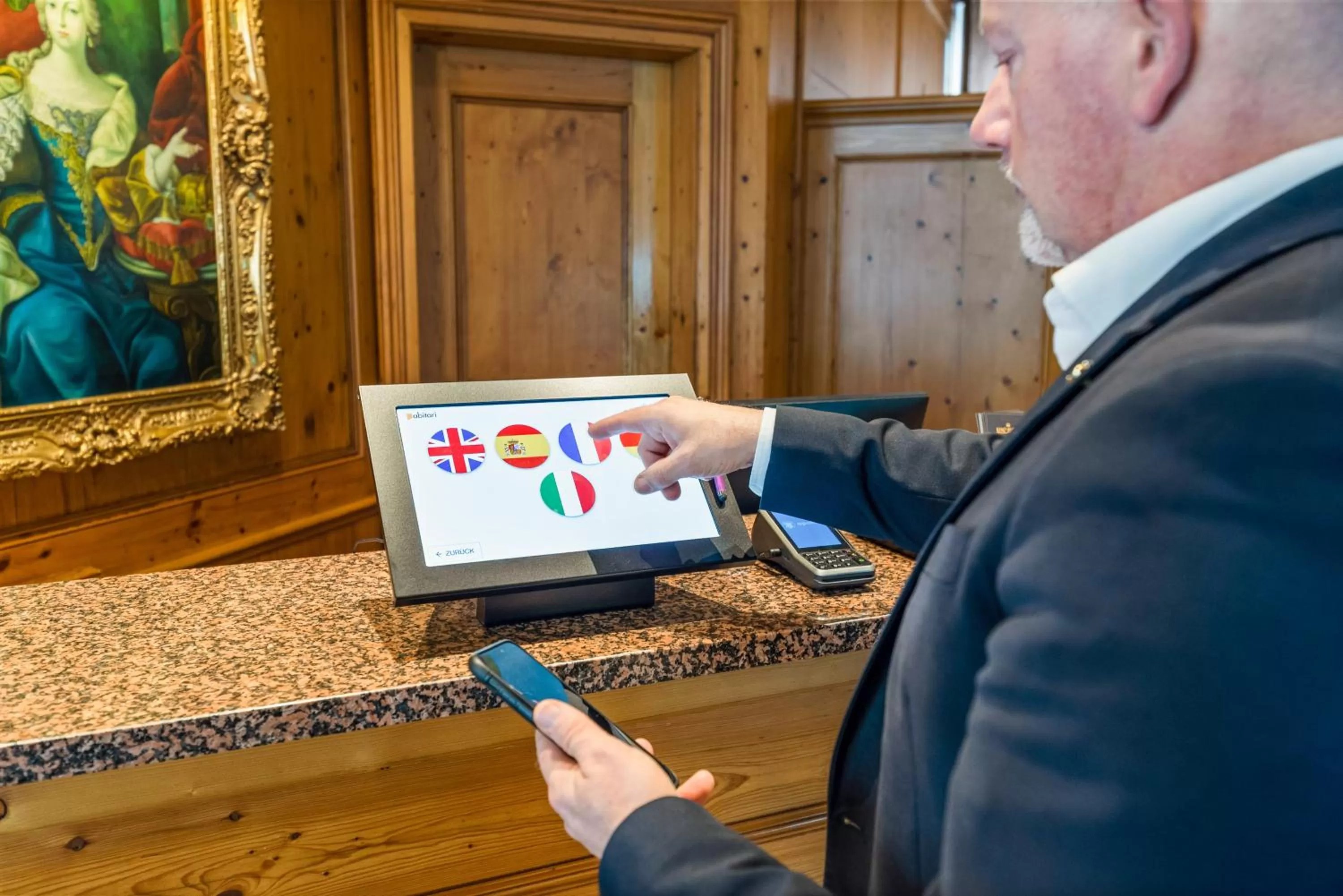 Lobby or reception in King's Hotel Center Superior