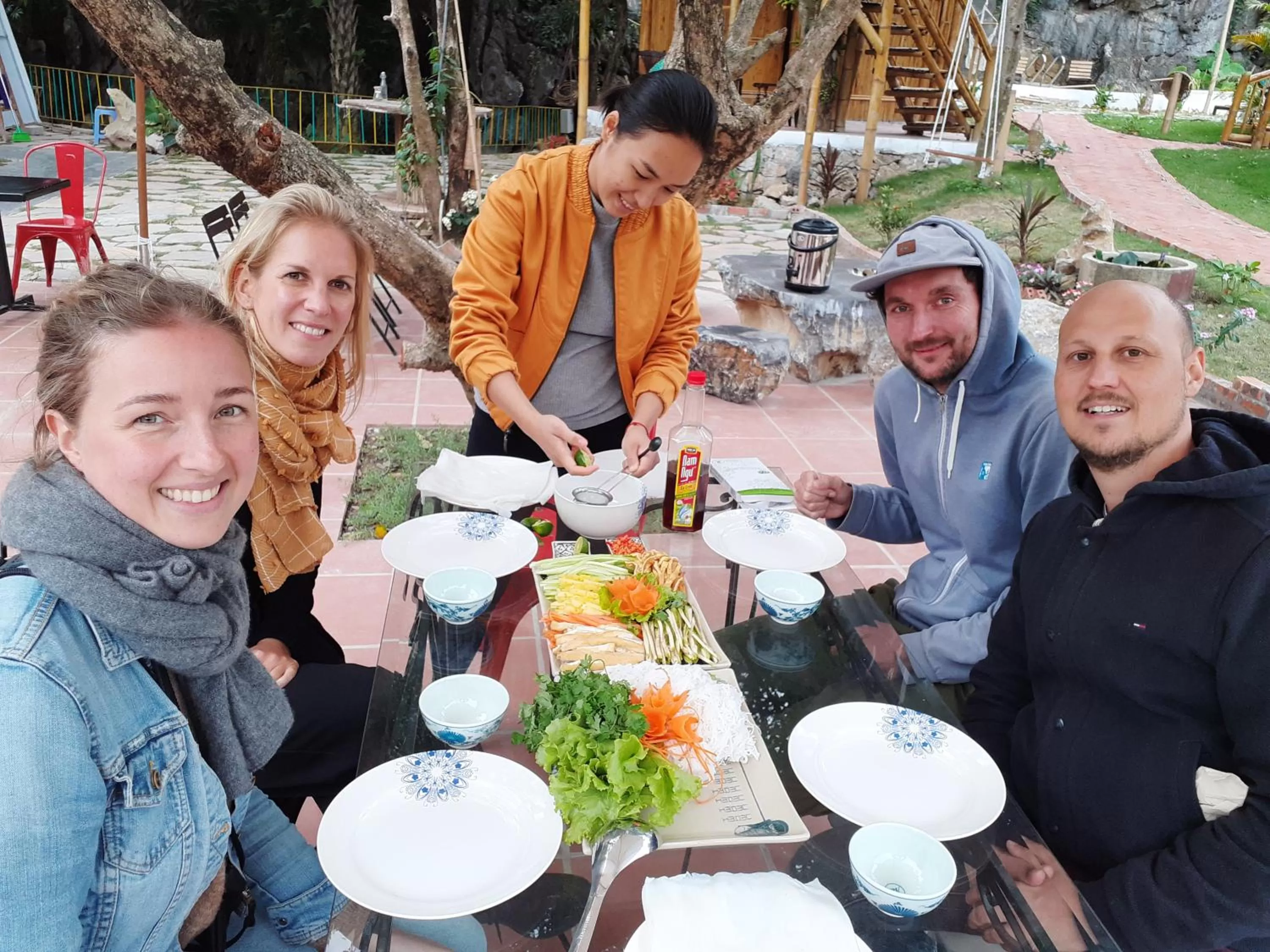 Patio in Trang An Lamia Bungalow