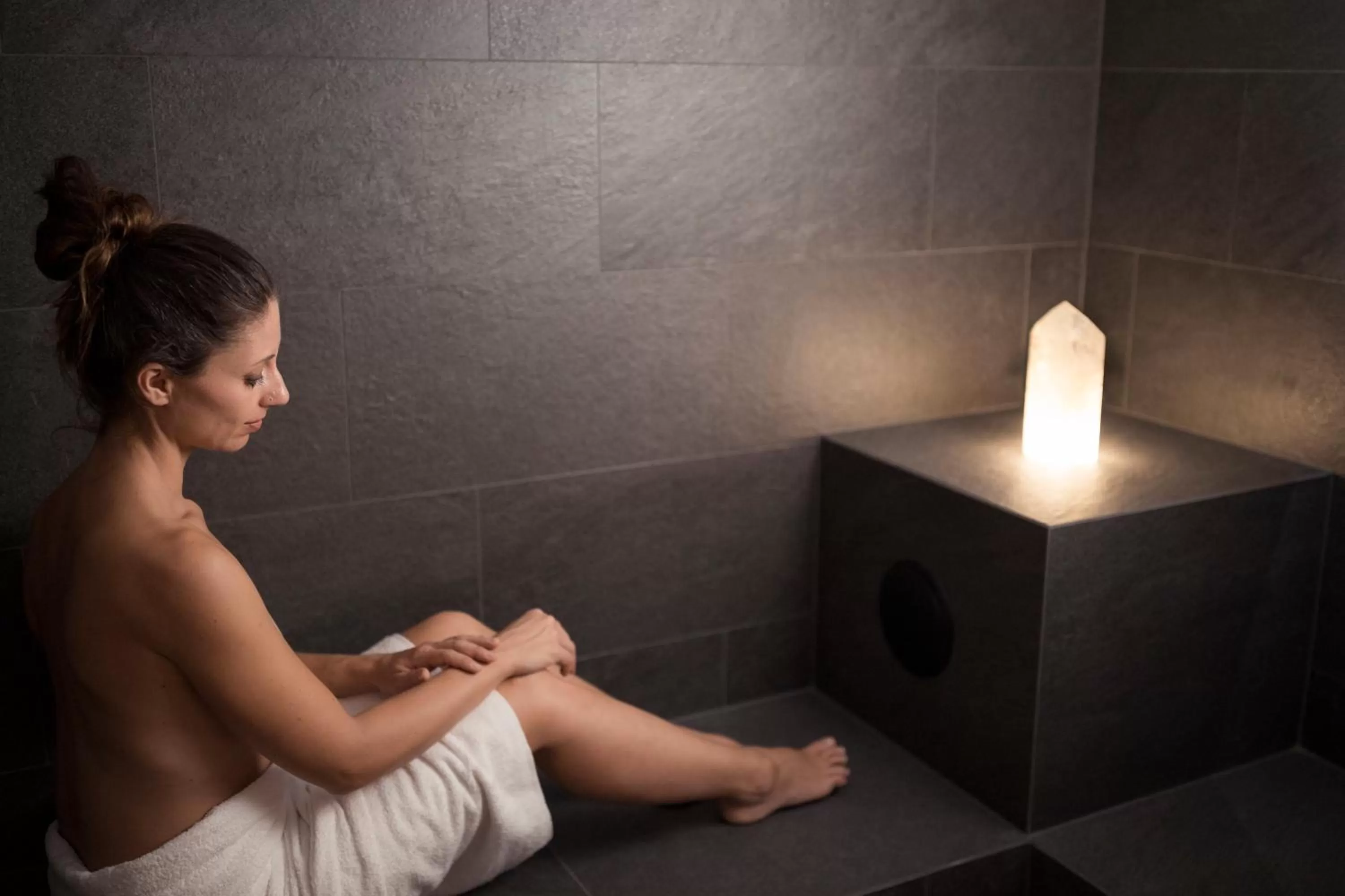 Sauna in Hotel Torgglhof