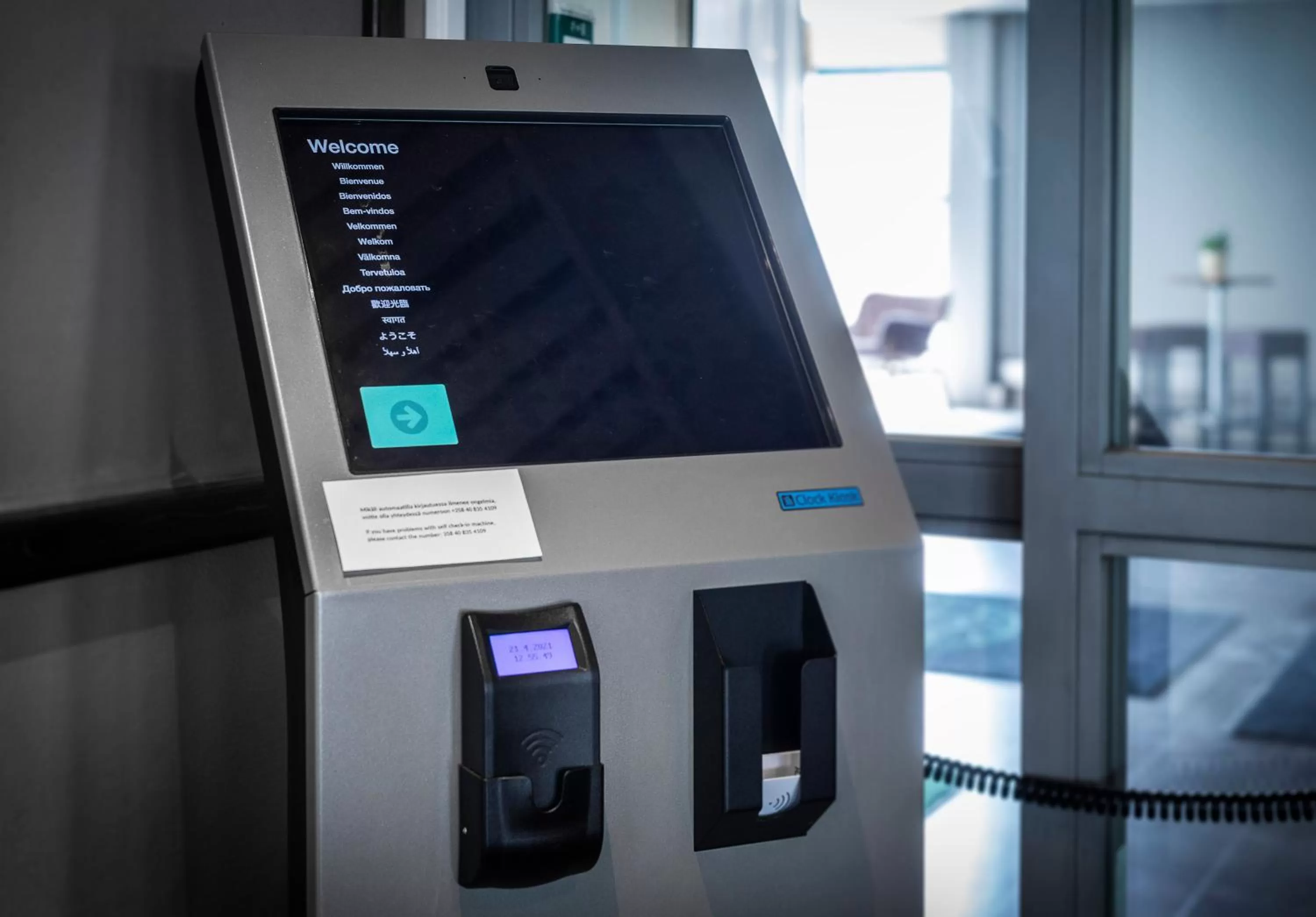 Lobby or reception in GreenStar Hotel Lahti