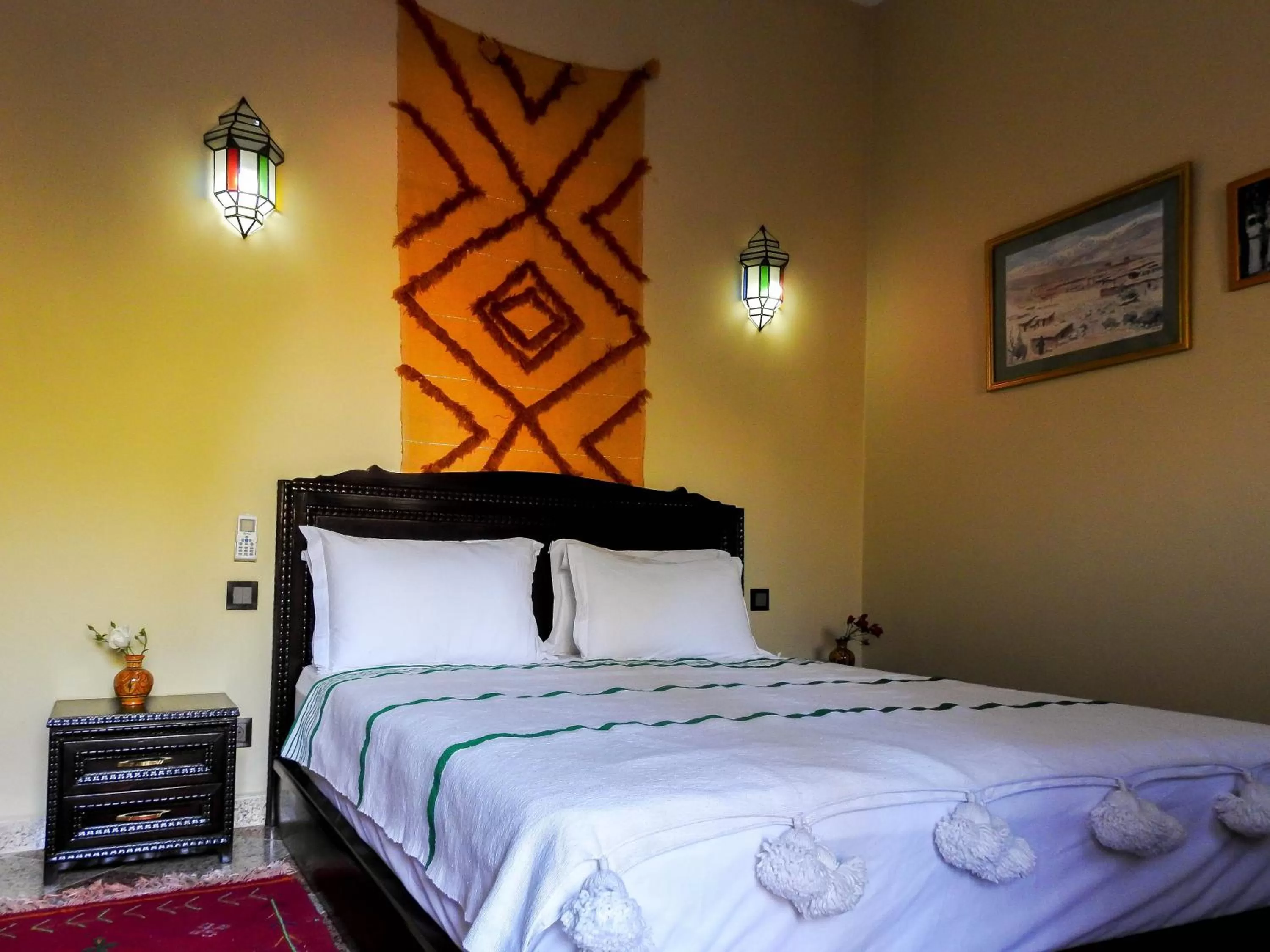 Bed in Le Bleu House