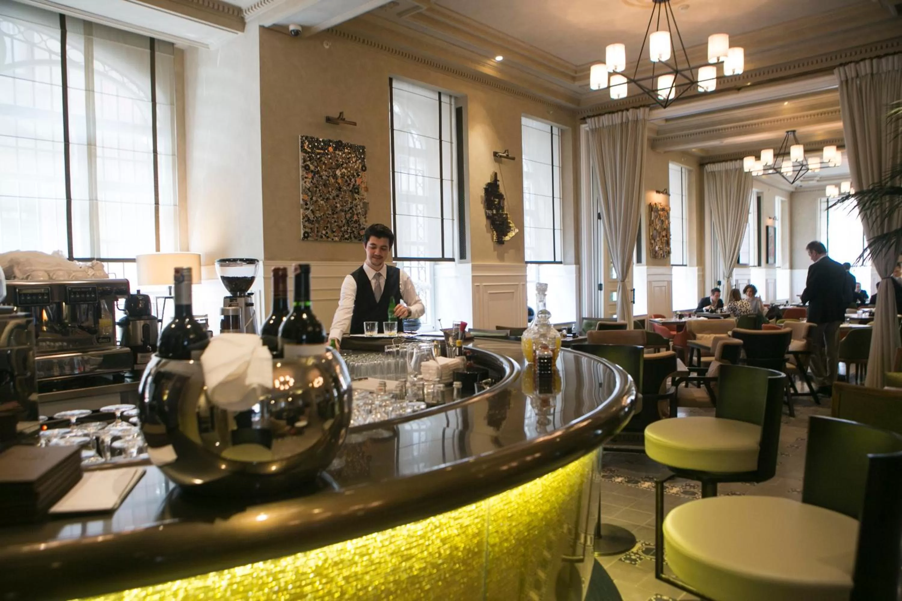 Lounge or bar in The Bank Hotel Istanbul, a Member of Design Hotels