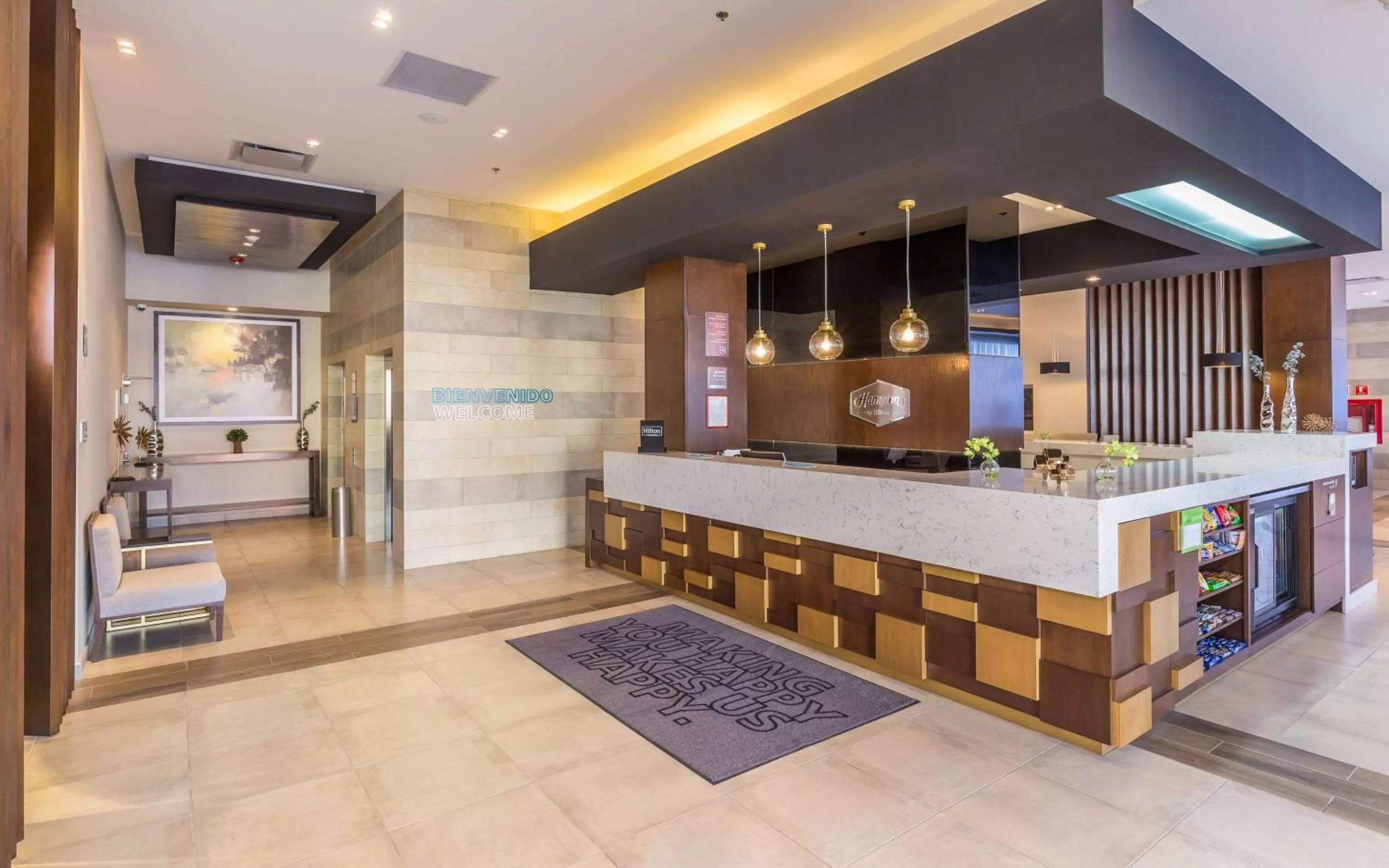 Lobby or reception in Hampton Inn By Hilton Tijuana