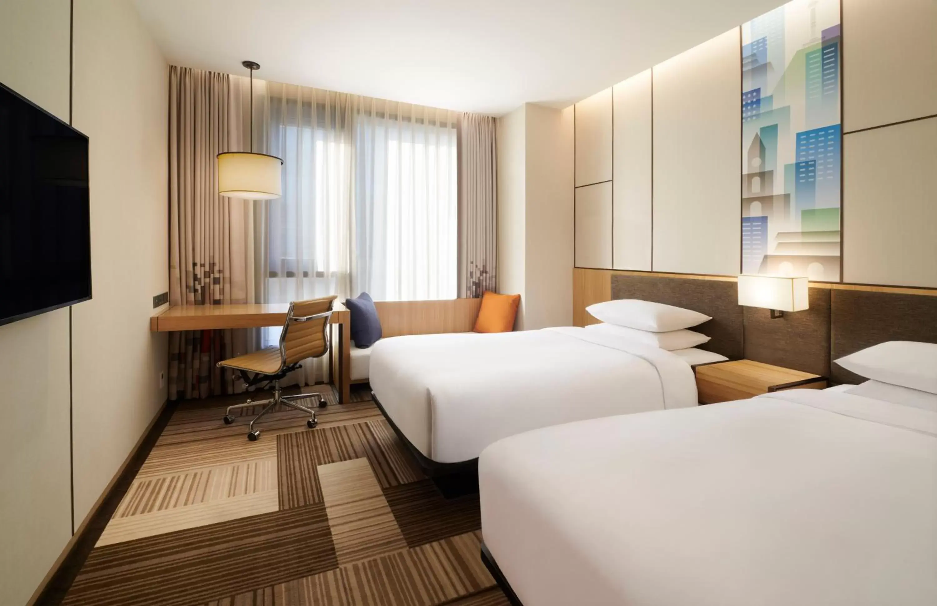Savvy Room, 2 Twin/Single Beds, High Floor in Aloft Seoul Myeongdong Savvy Room, 2 Twin/Single Beds, High Floor in Aloft Seoul Myeongdong
