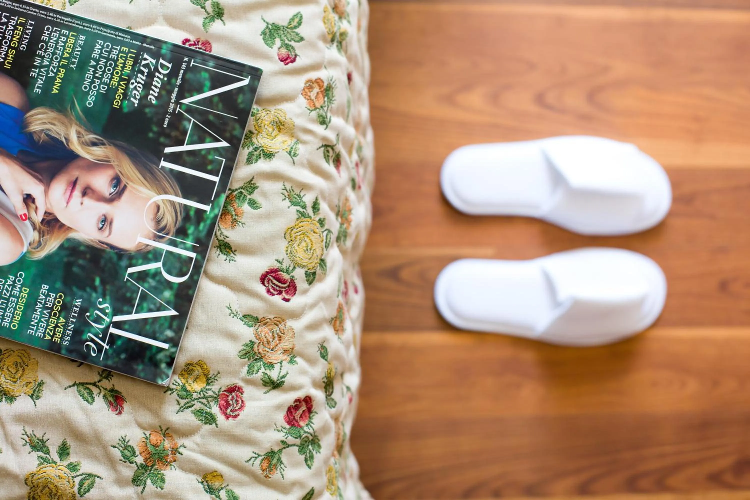 Decorative detail, Bed in Hotel Al Maso