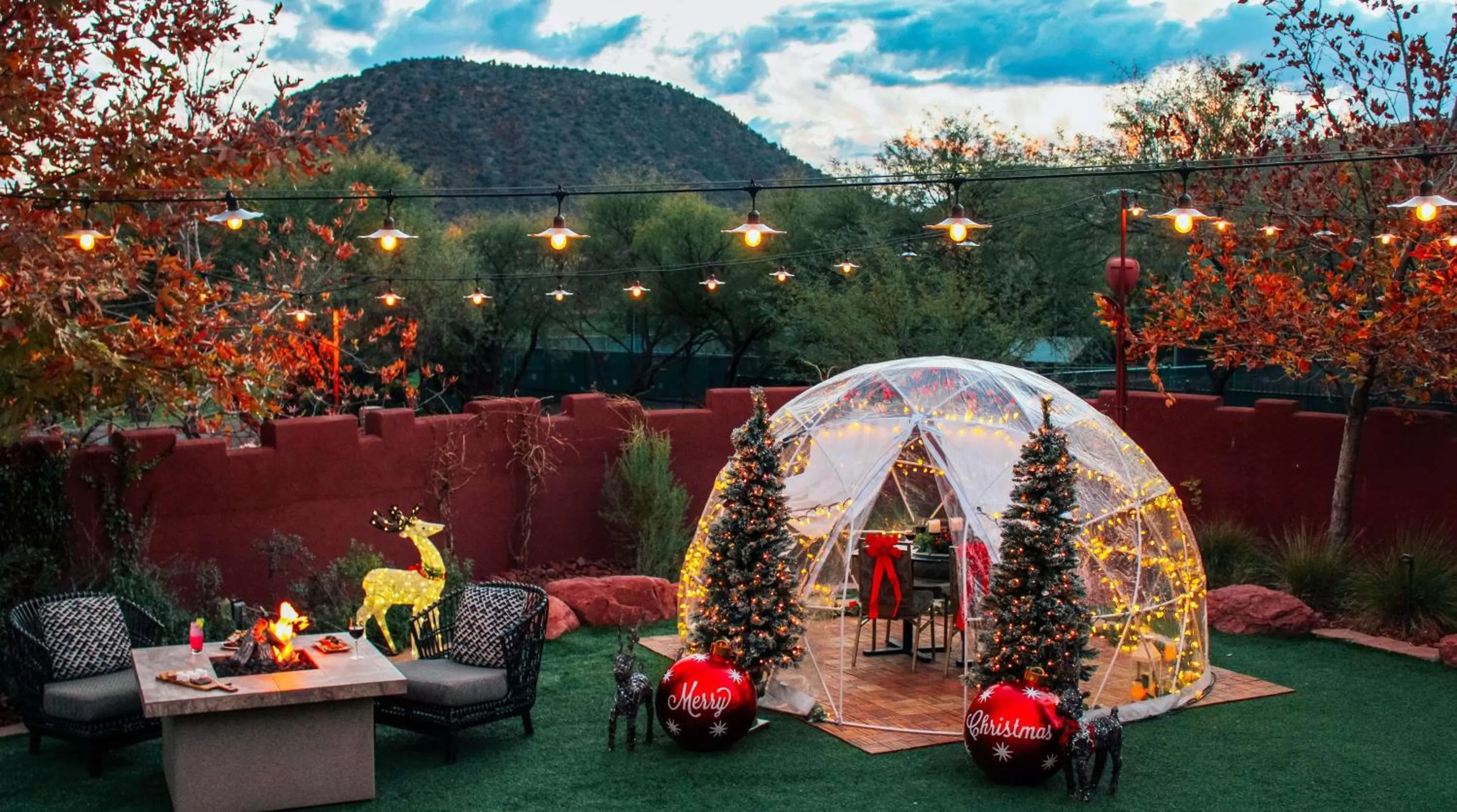Dining area in Hilton Sedona Resort at Bell Rock
