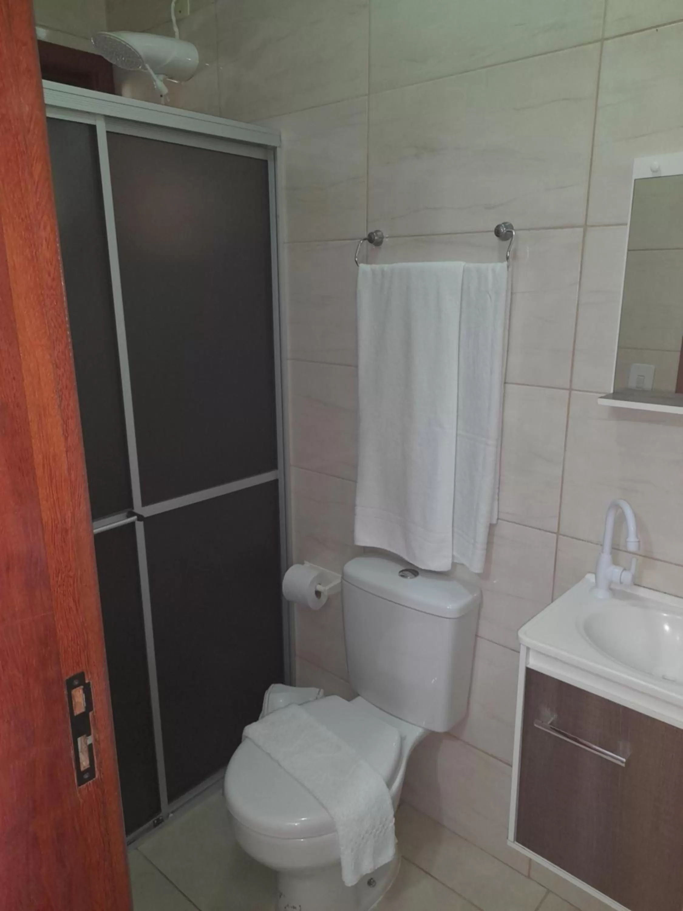 Bathroom in Pousada Água da Fonte