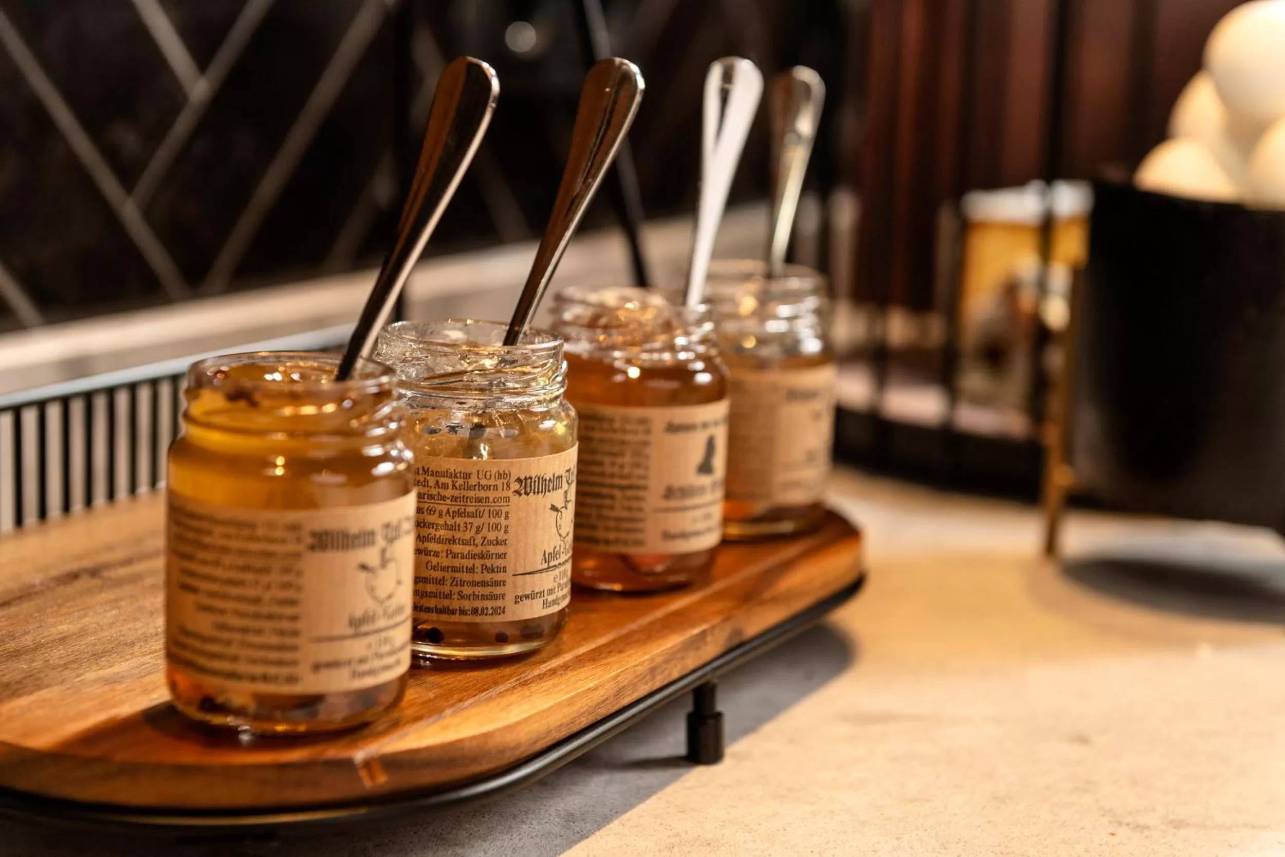 Food and drinks in Hotel Schillerhof, Weimar