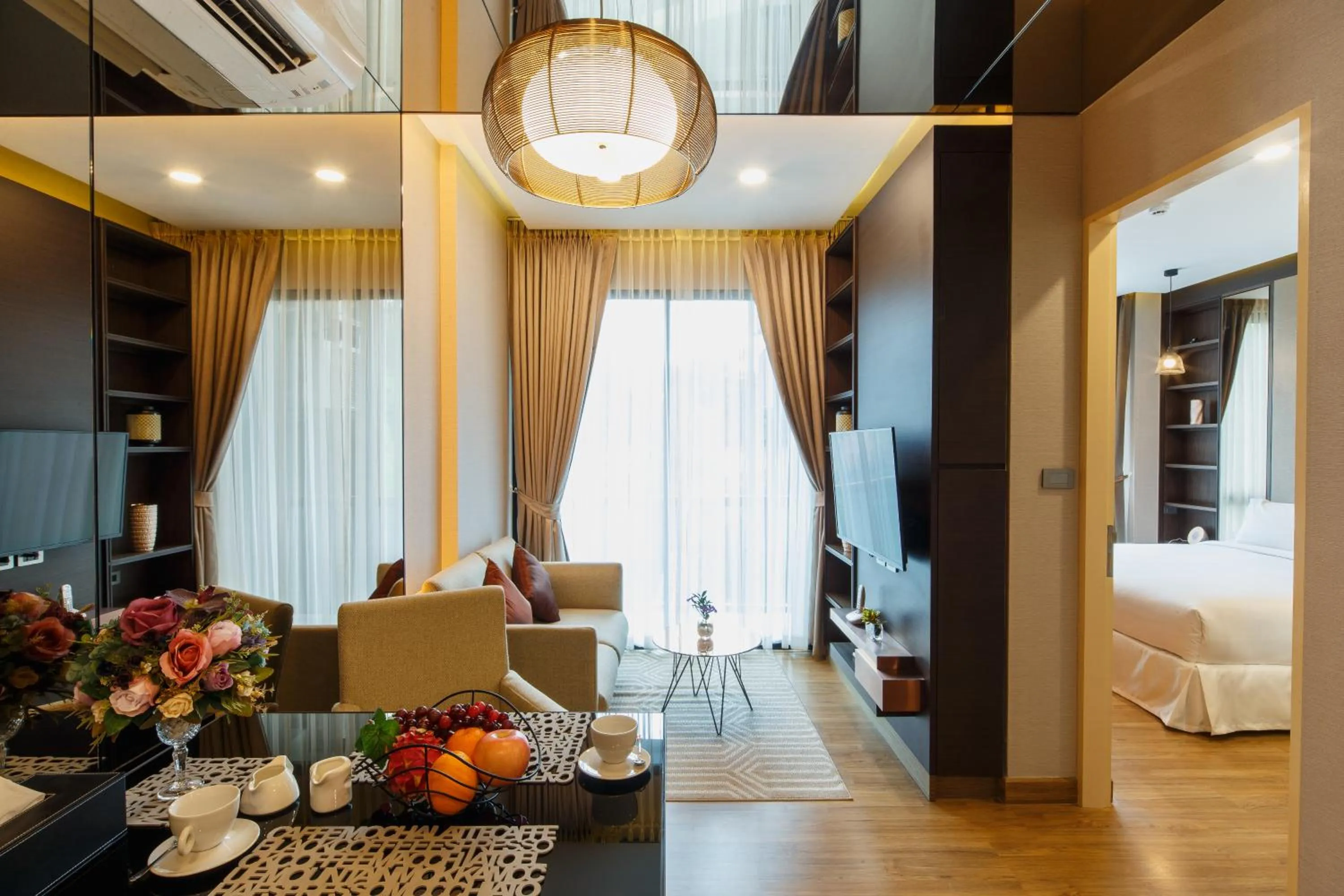 Living room in Parc Borough City Resort