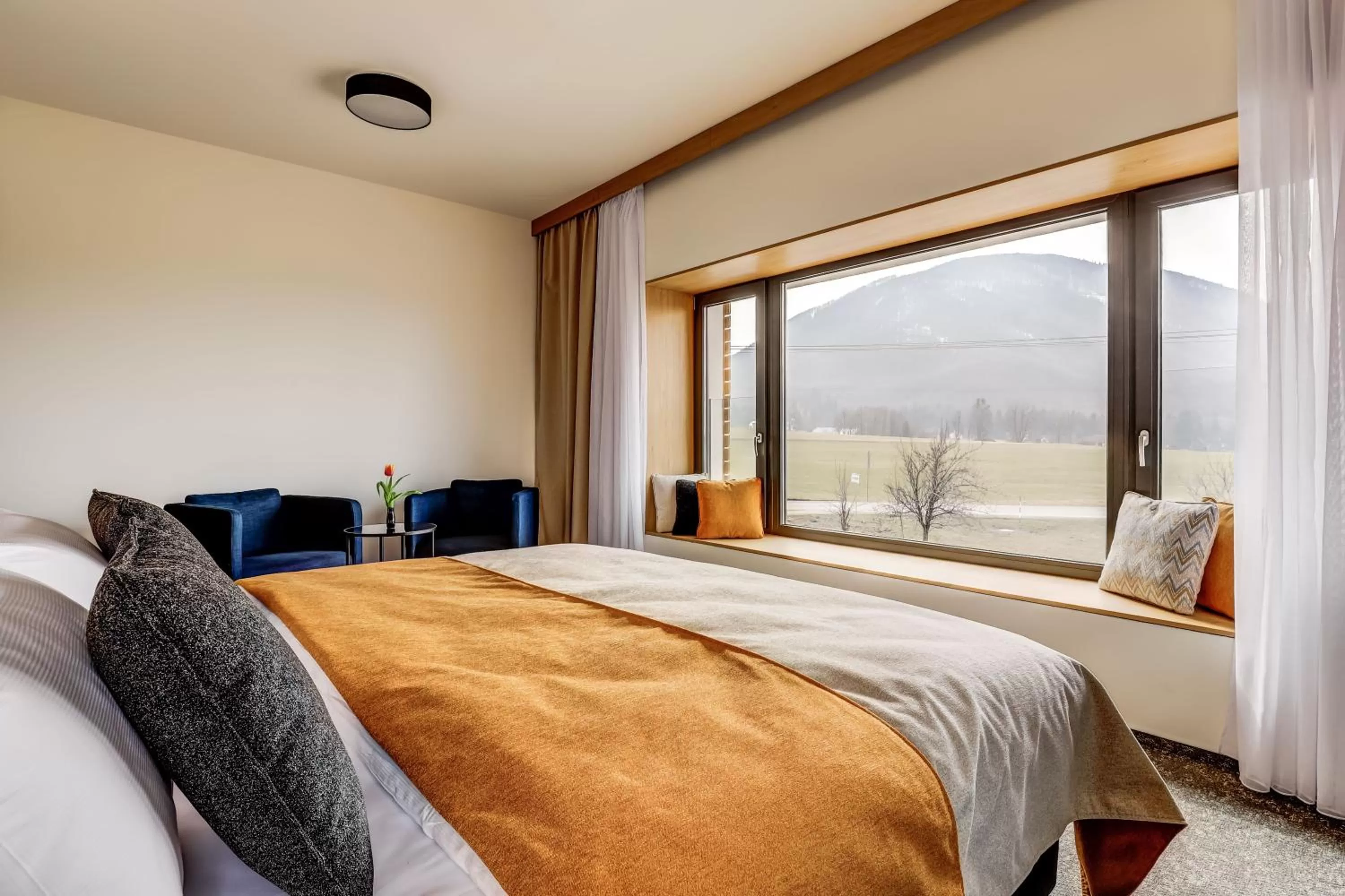 Bed in Hotel Maralák