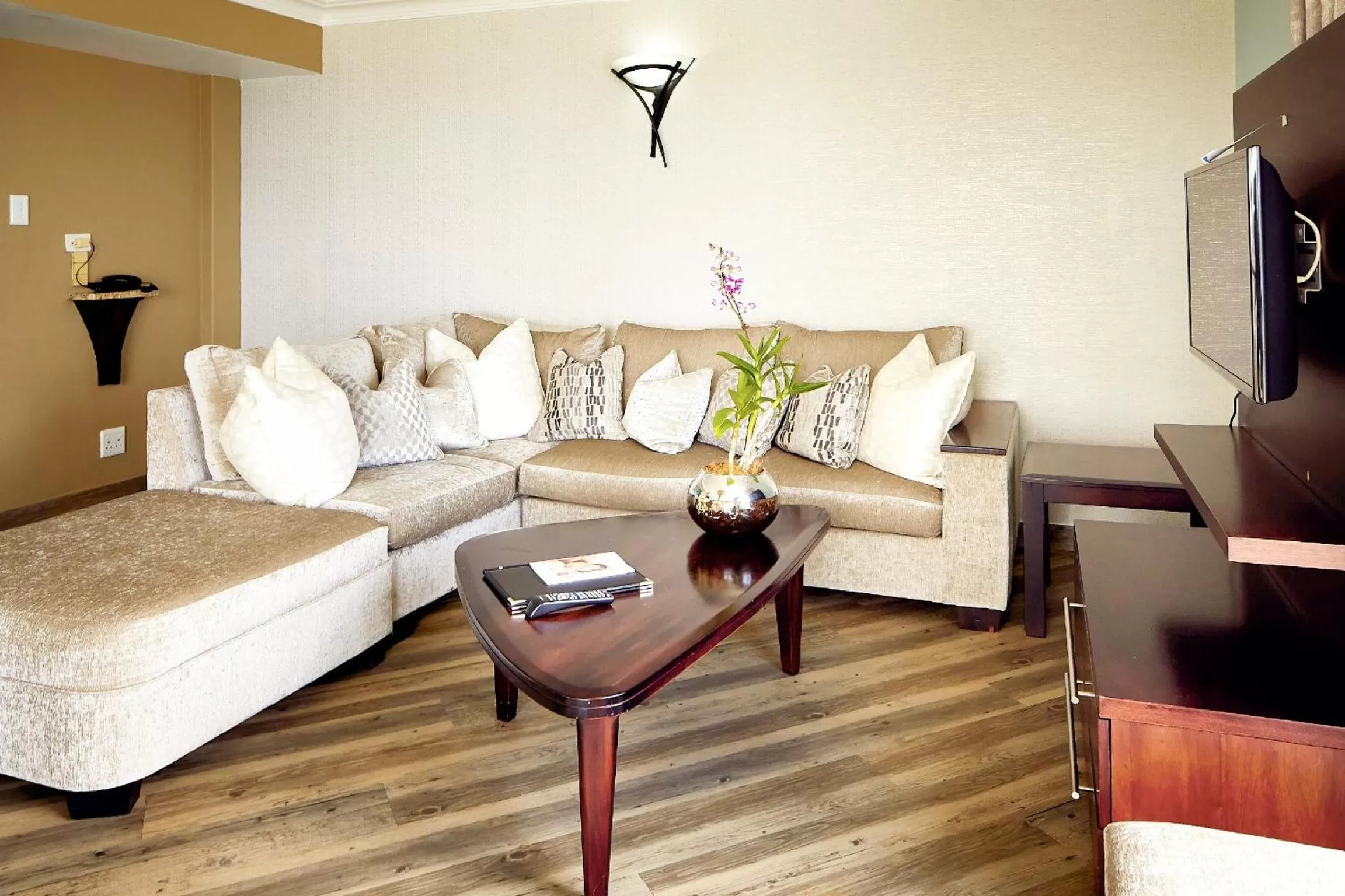 Living room in First Group The Palace All-Suite