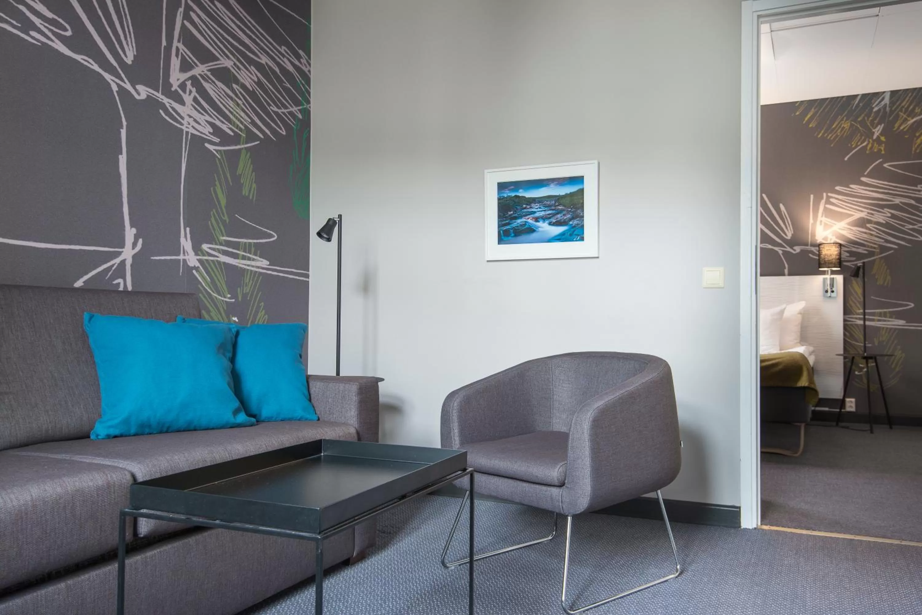 Seating area in Quality Hotel Park Södertälje City