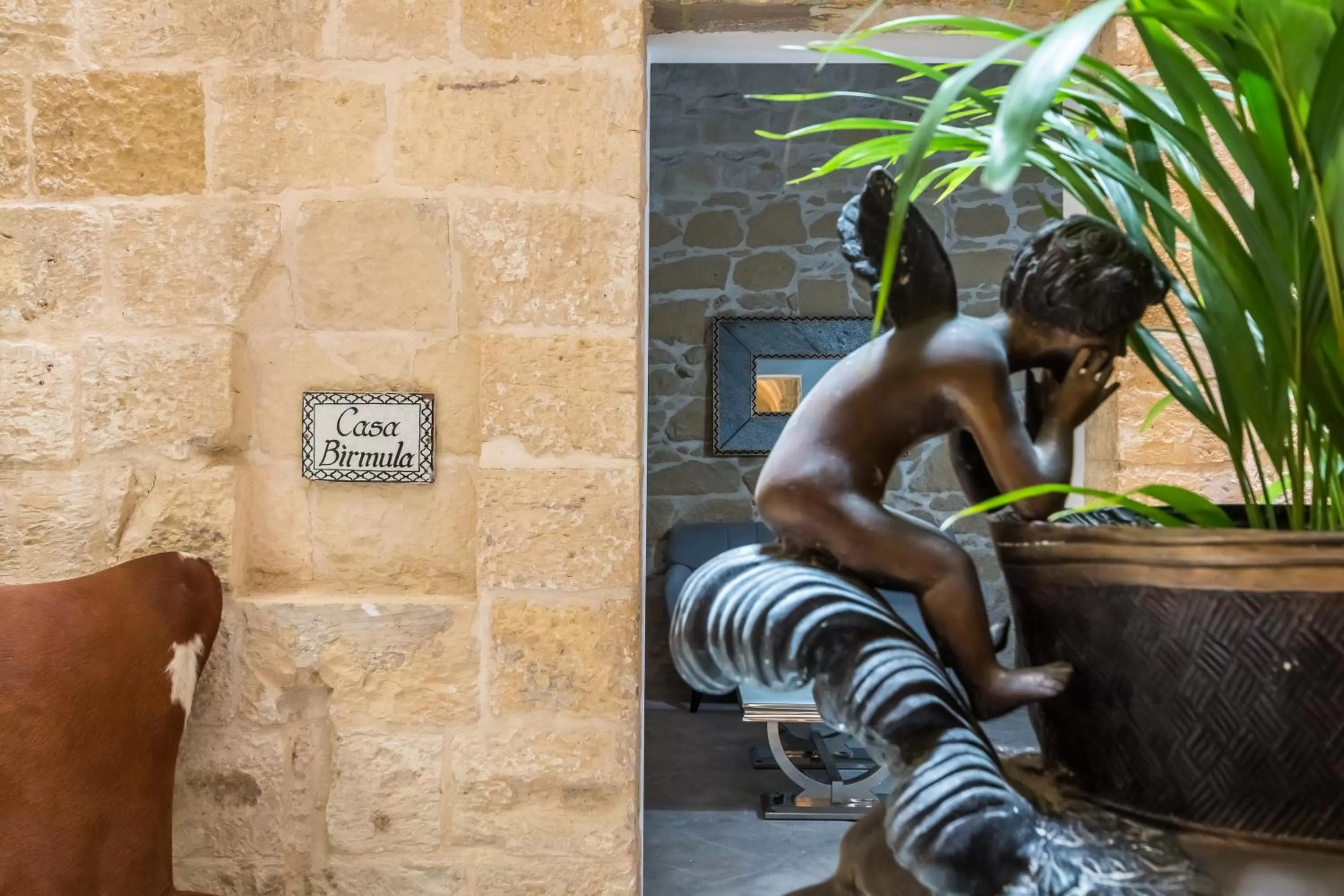 Decorative detail in Casa Birmula Boutique Hotel