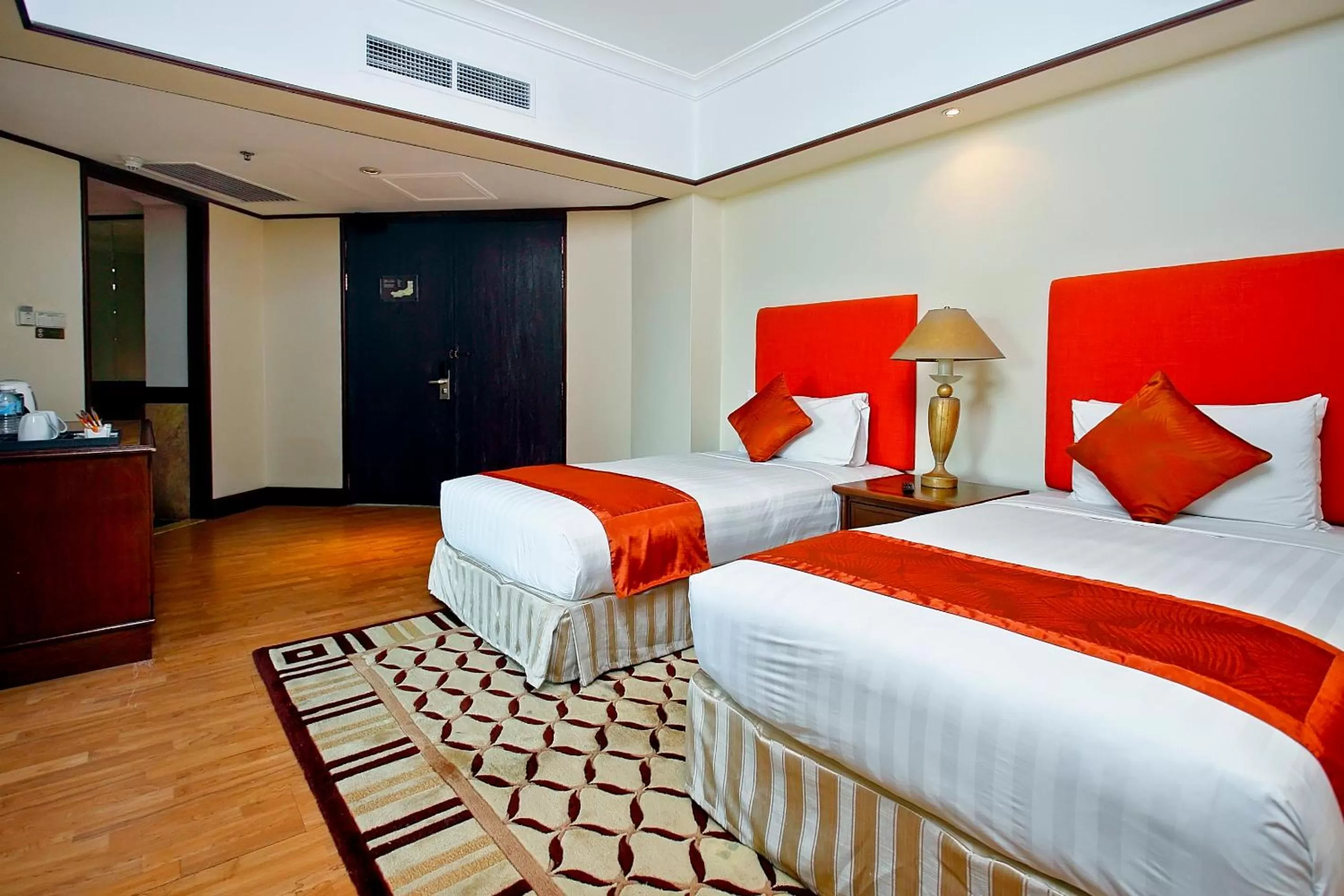 Bed in The Pacific Sutera Hotel