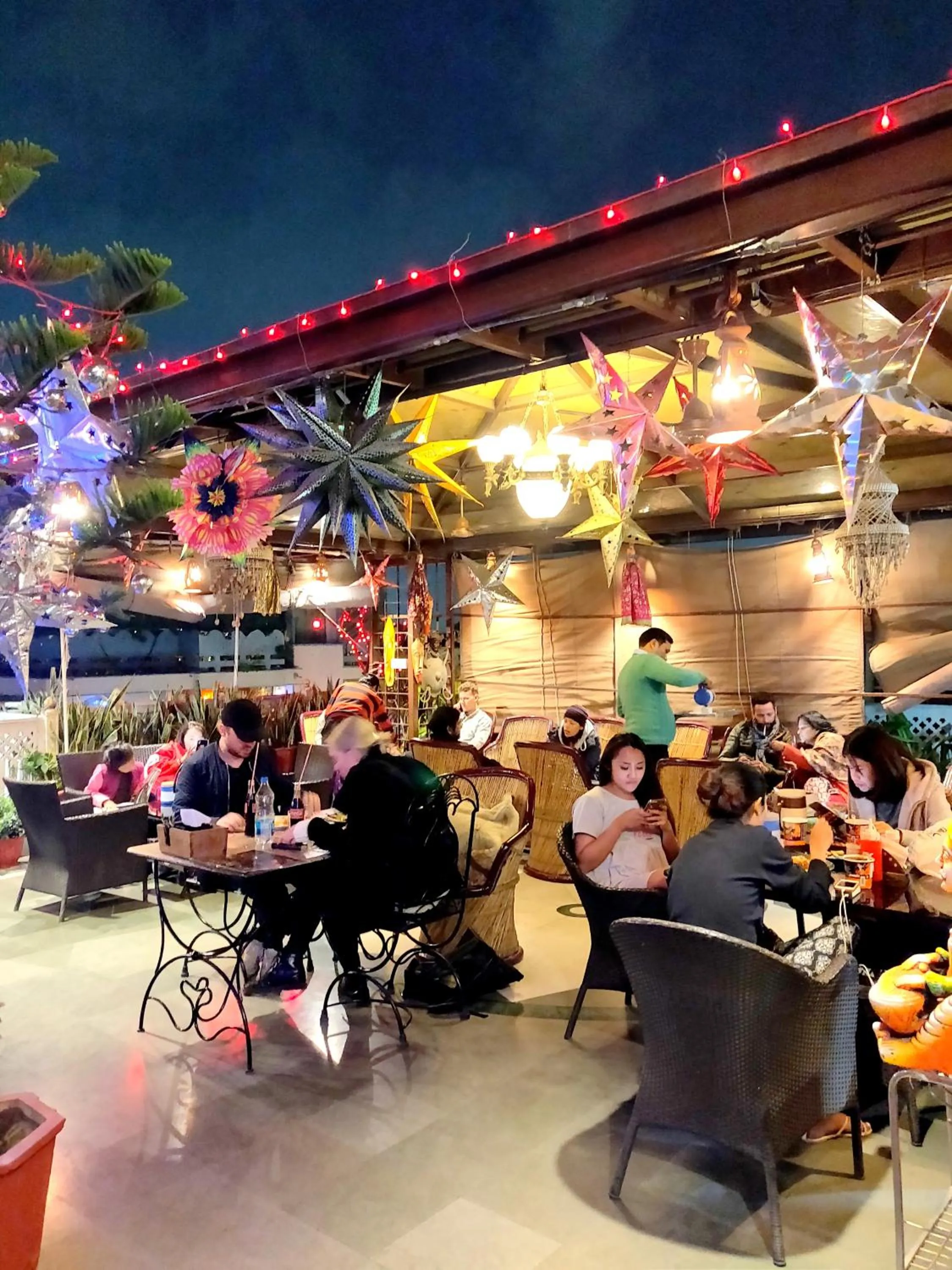 Patio in Hotel Kalyan