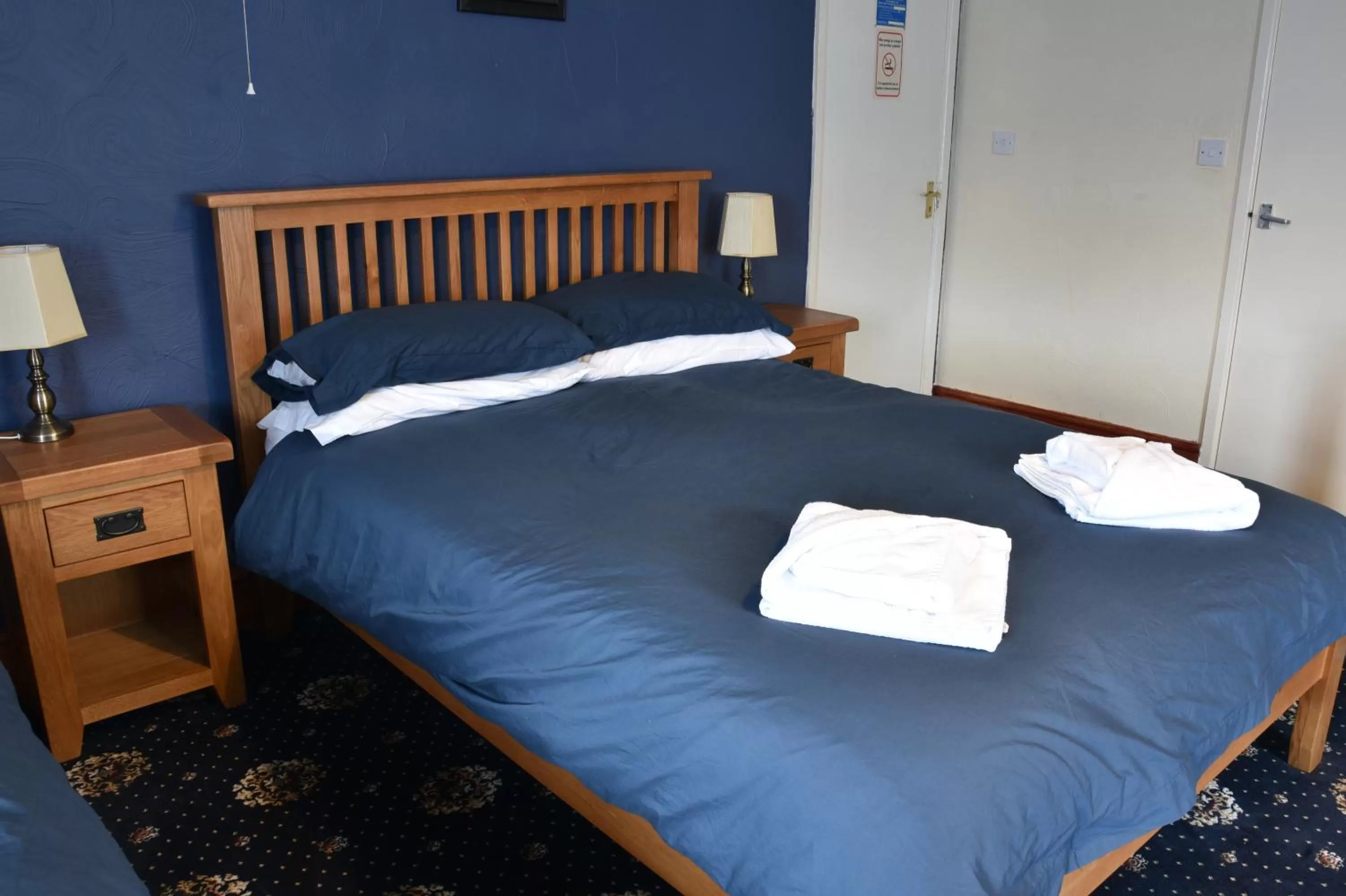 Bed in Dinorben Arms Hotel