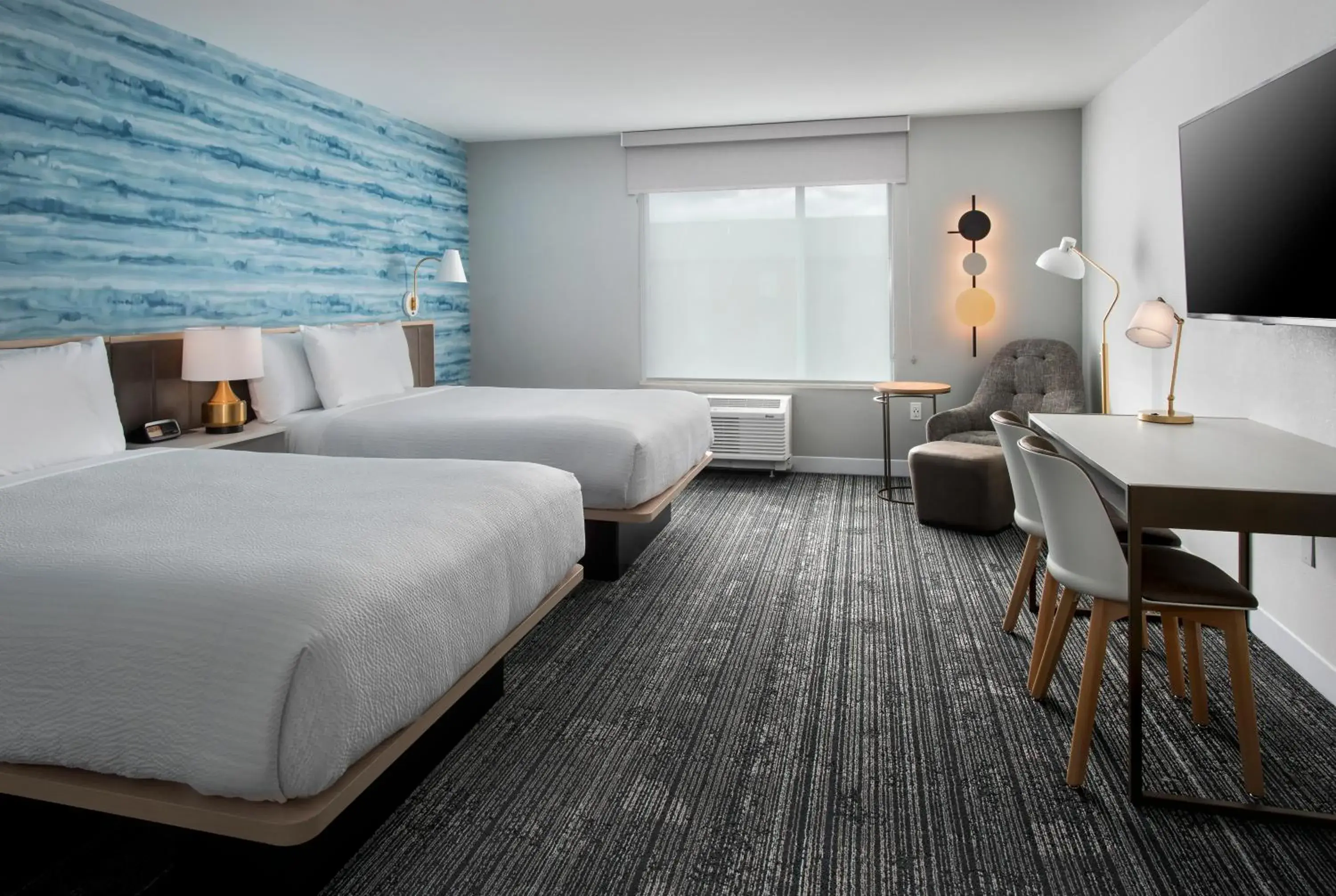 Queen Studio with Two Queen Beds in TownePlace Suites Portland Airport ME Queen Studio with Two Queen Beds in TownePlace Suites Portland Airport ME