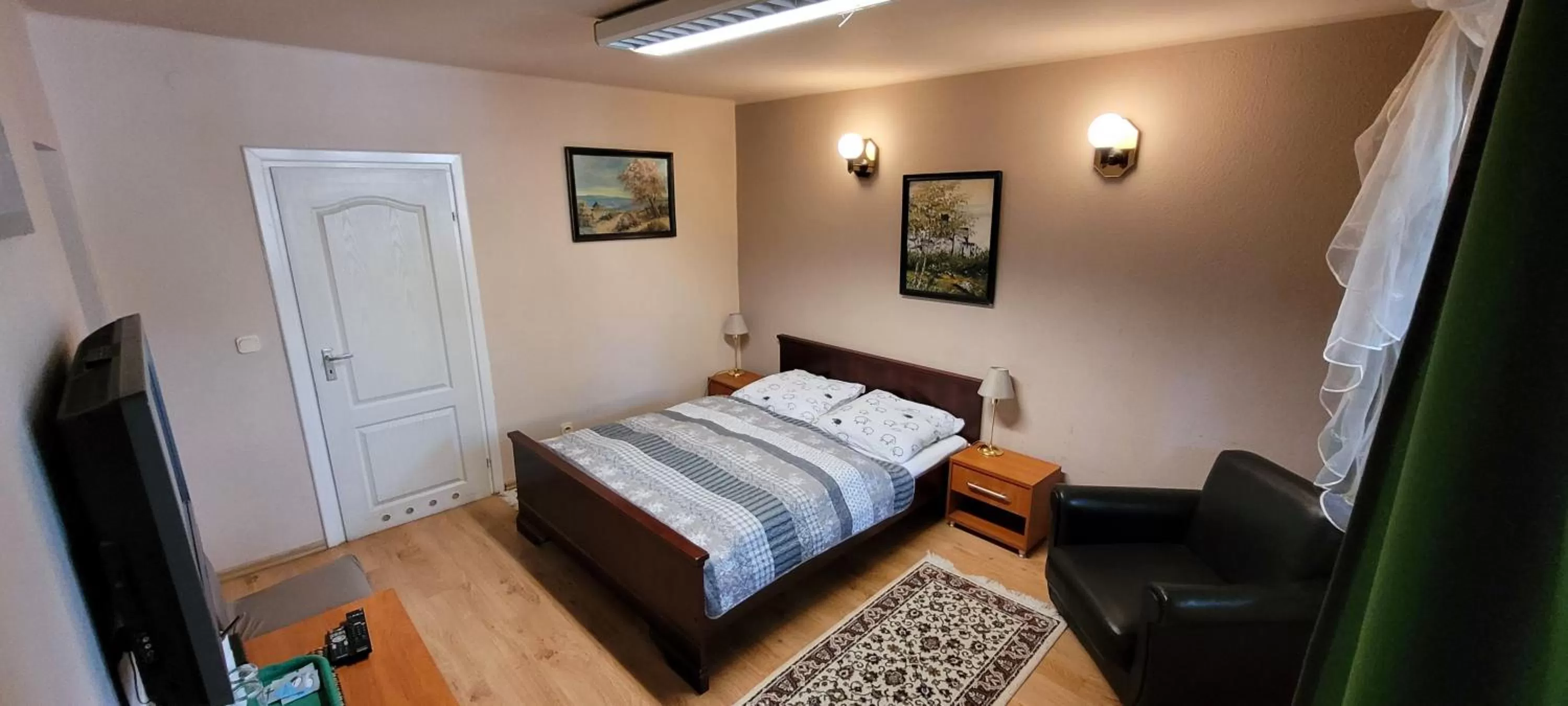 Bed in Dworek Pokoje Gościnne