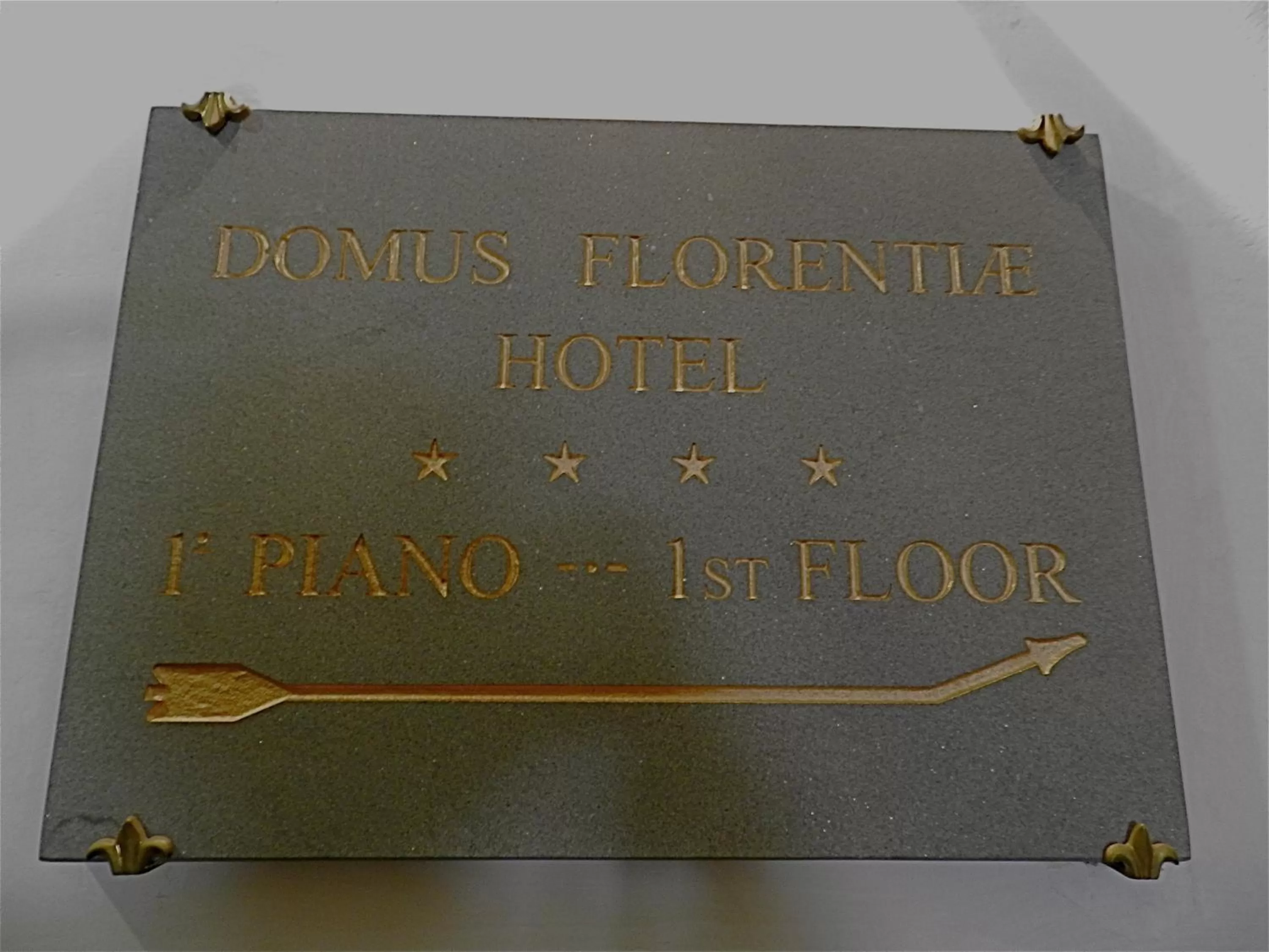 Certificate/Award in Domus Florentiae Hotel