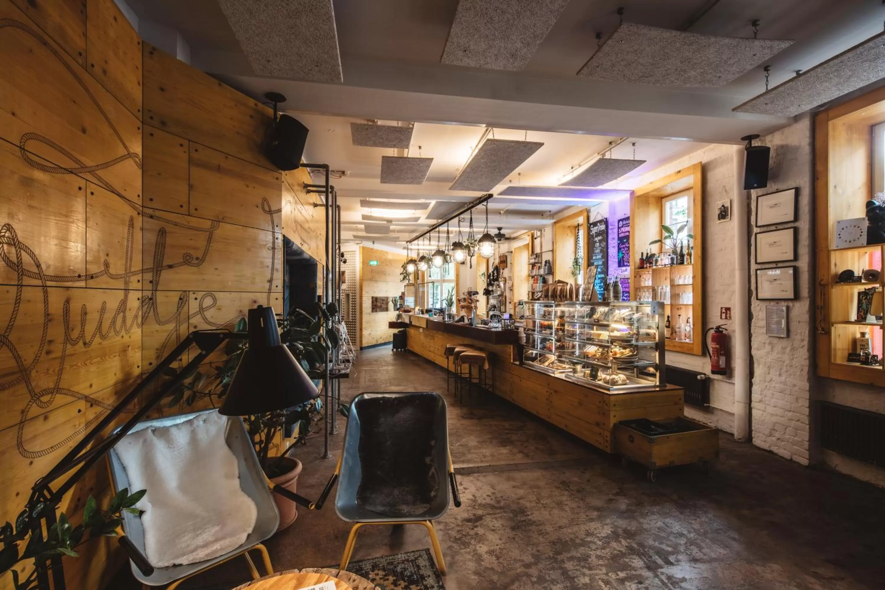 Lobby or reception in Superbude Hamburg St Pauli