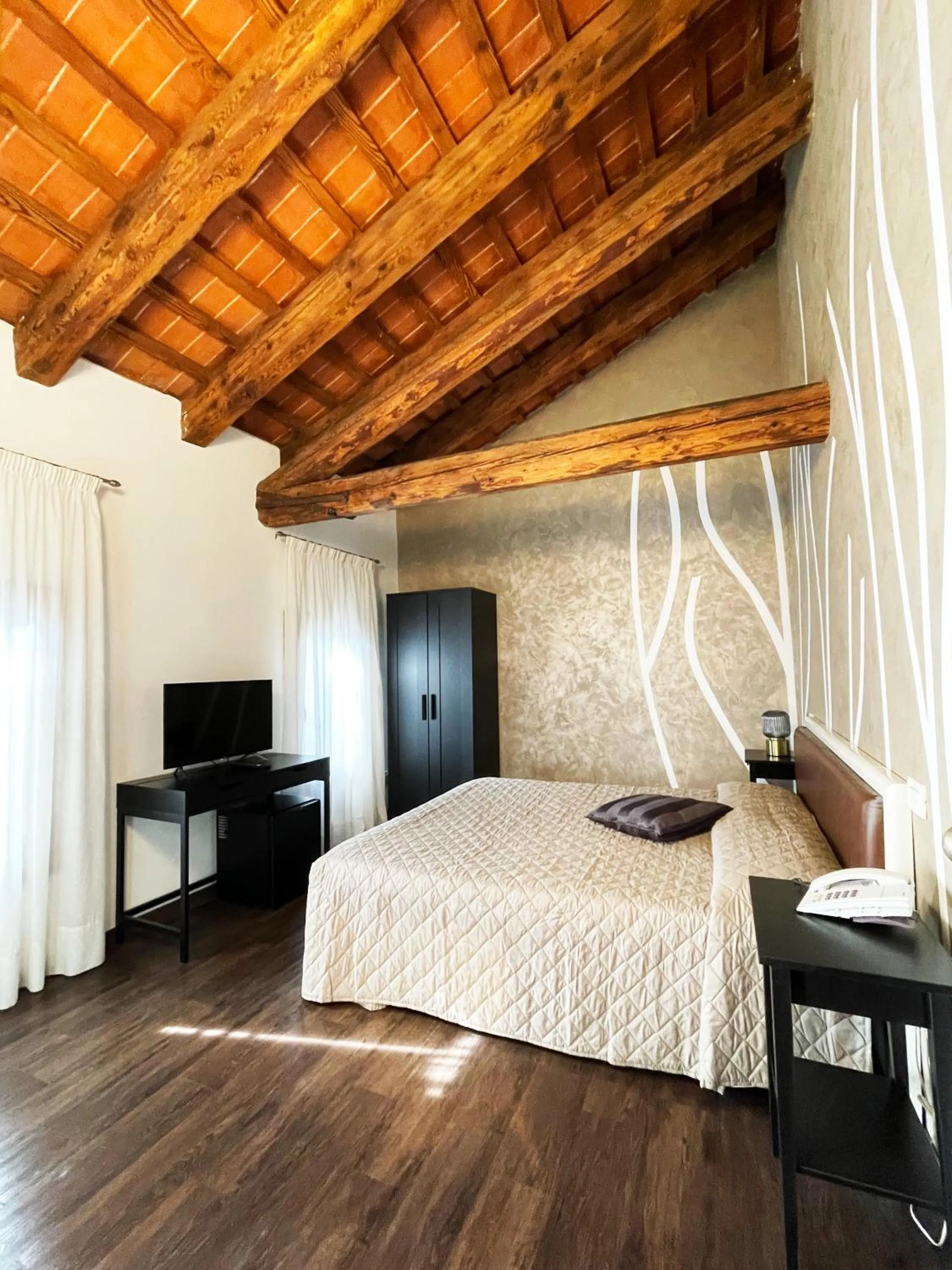 Bed in Hotel Villa Braida