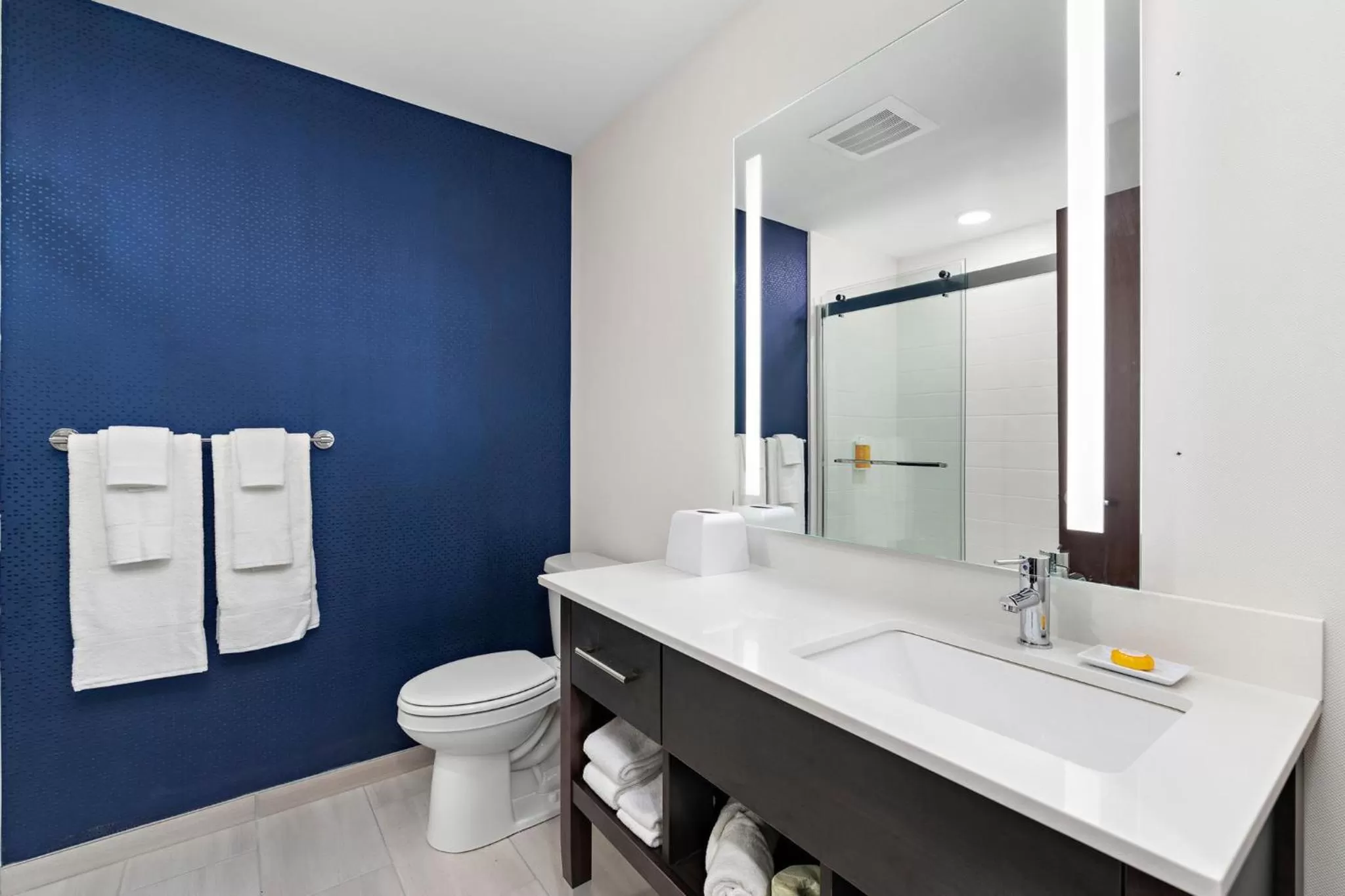 Bathroom in Holiday Inn Express Kansas City North Parkville by IHG