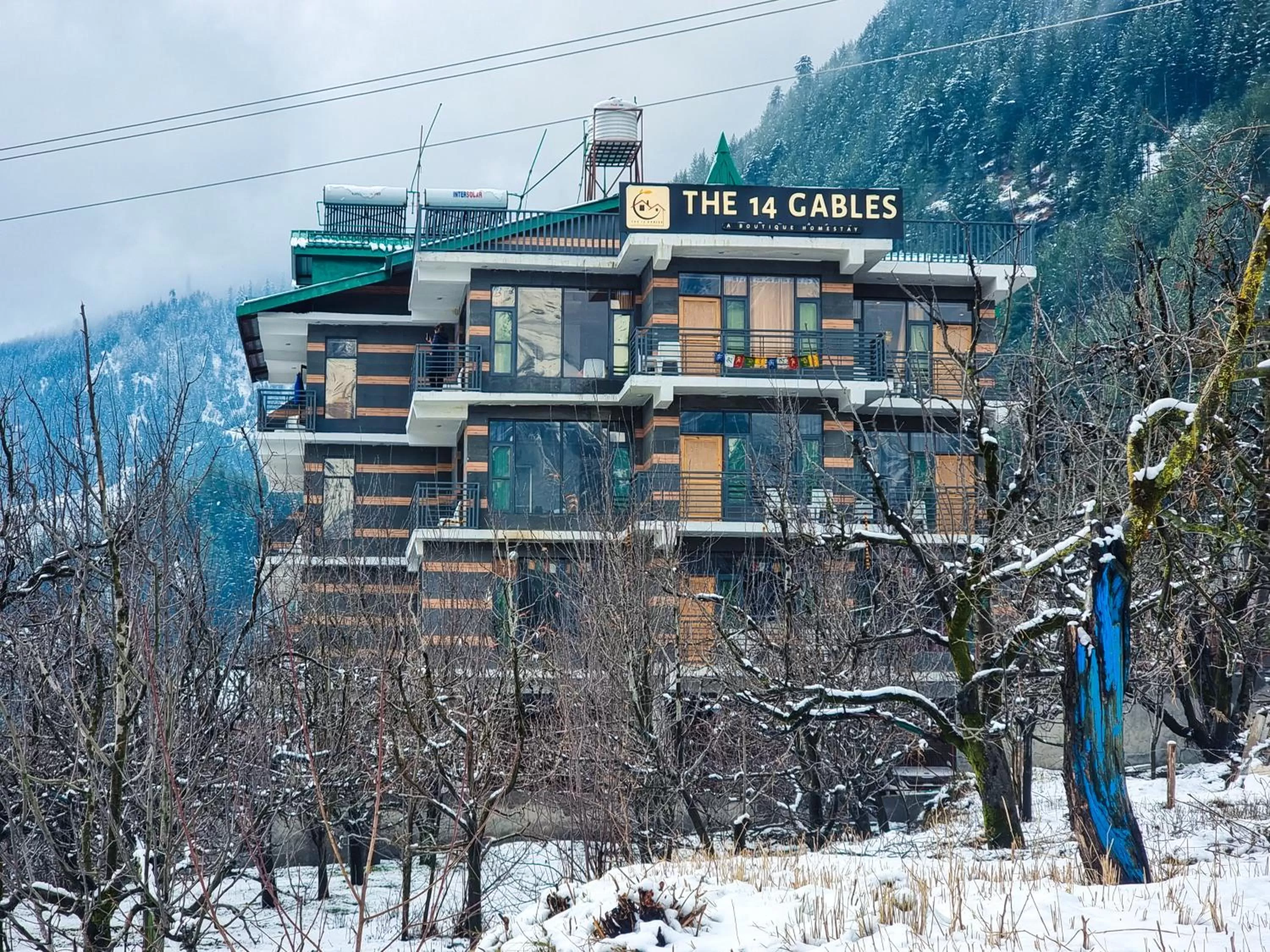 Property building, Winter in The 14 Gables, A Boutique Stay