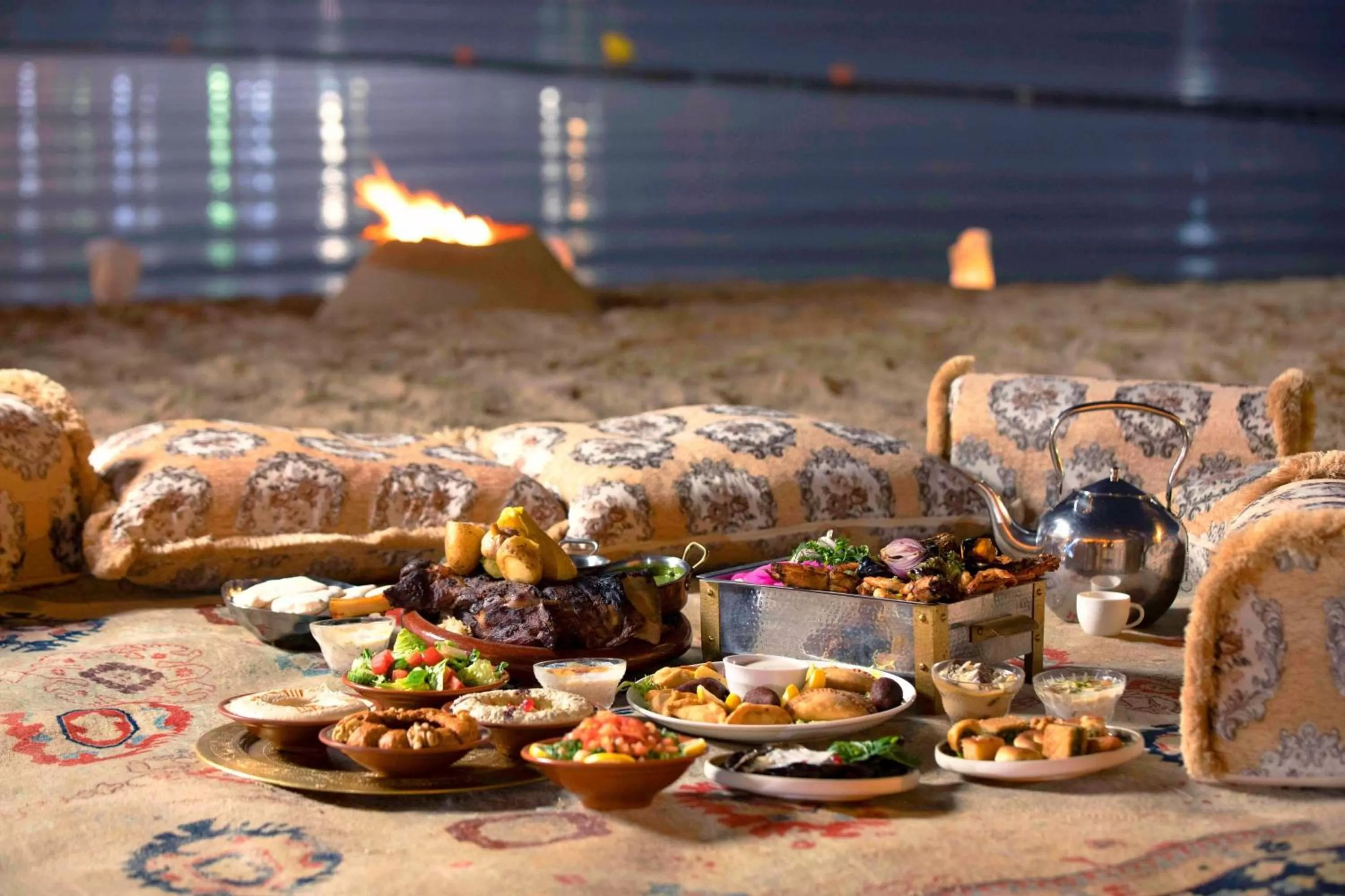 Beach in Sharq Village & Spa, a Ritz-Carlton Hotel