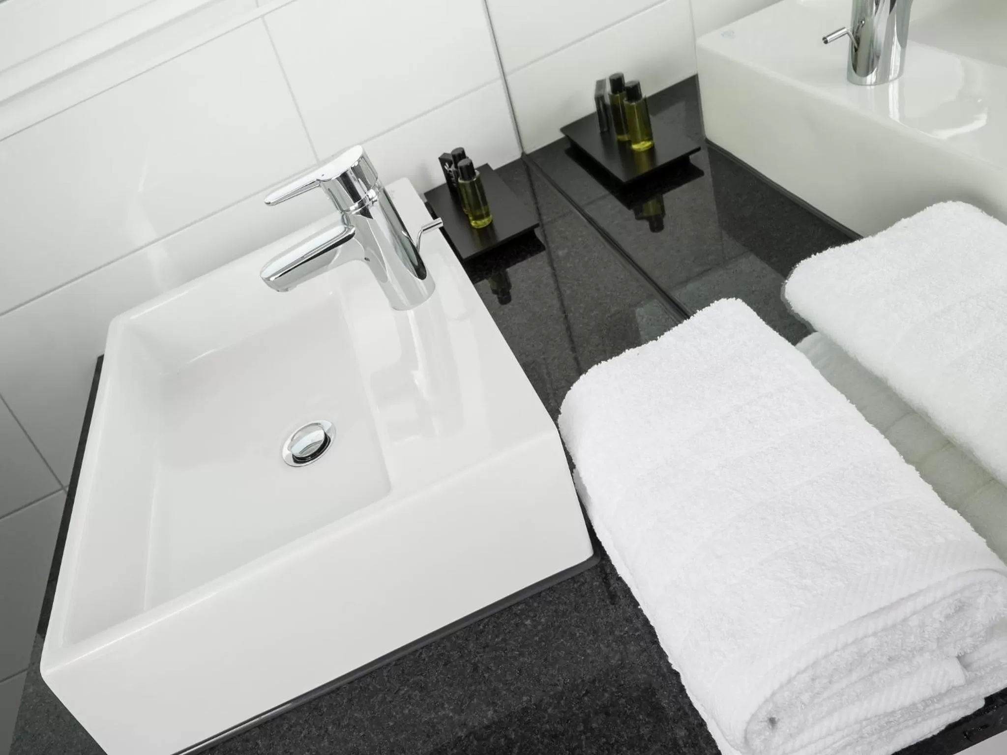 Bathroom in Boutique Hotel Bellevue Rheinfelden / Basel