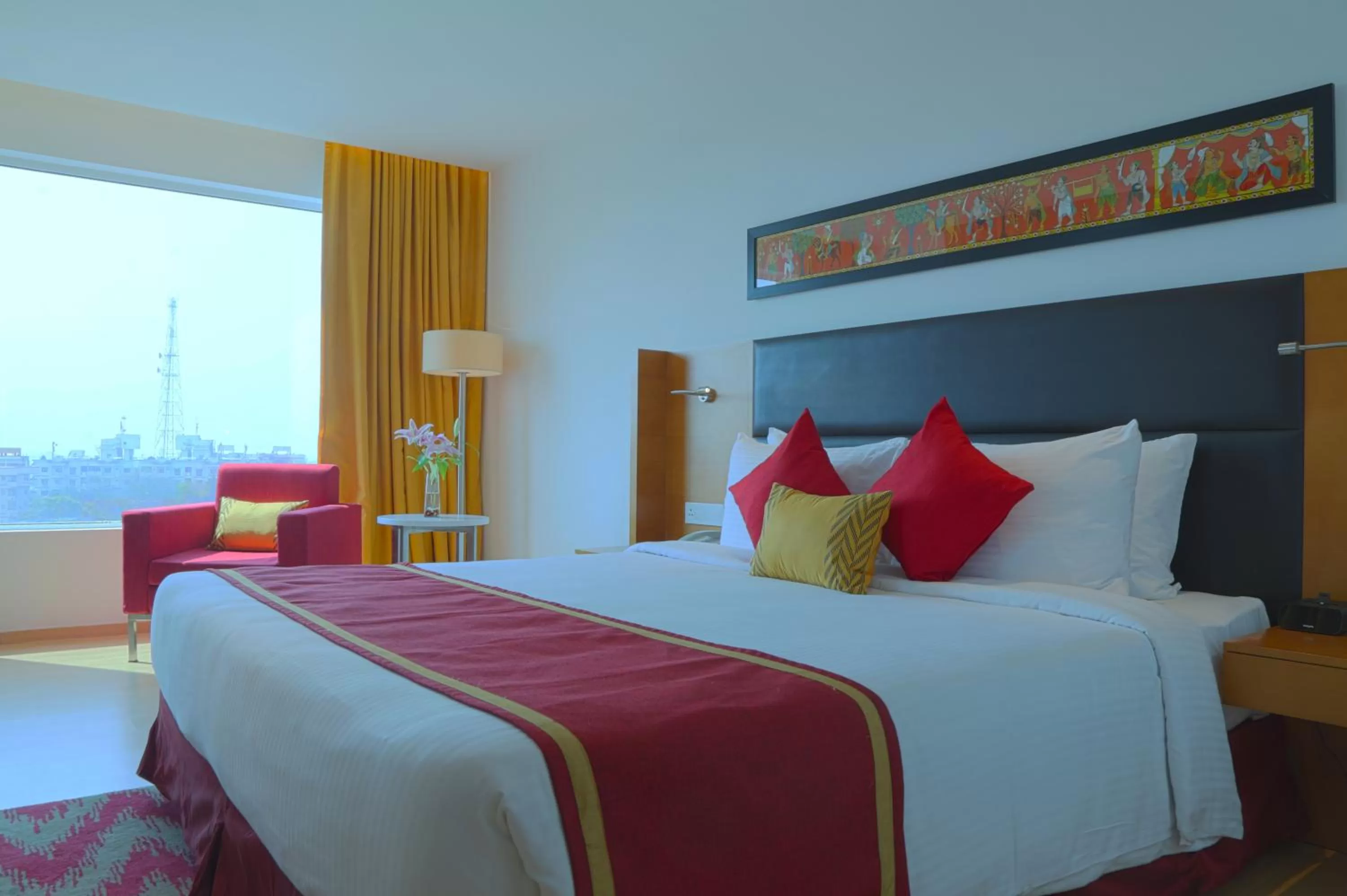 Bed in Mercure Hyderabad KCP Banjara Hills, An Accor Hotel
