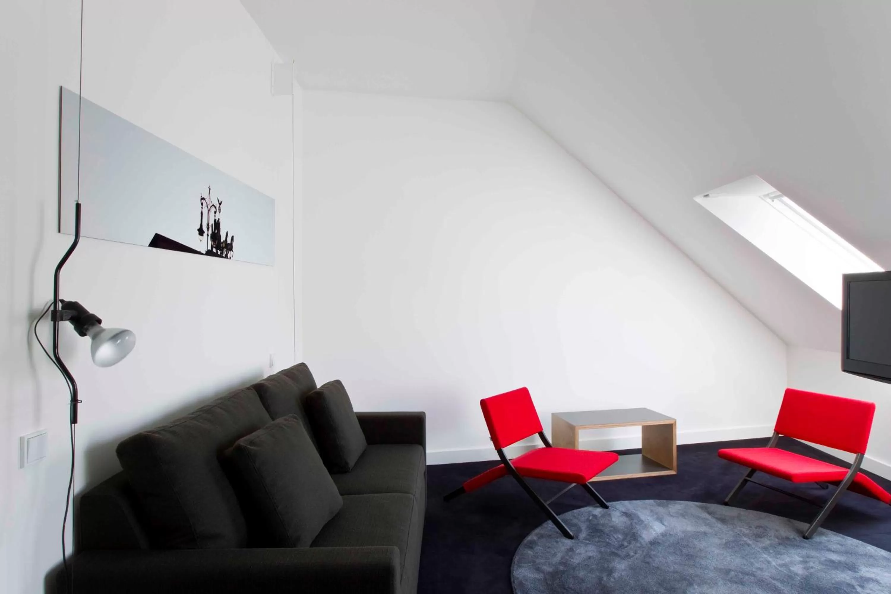 Living room in Hotel Gat Point Charlie