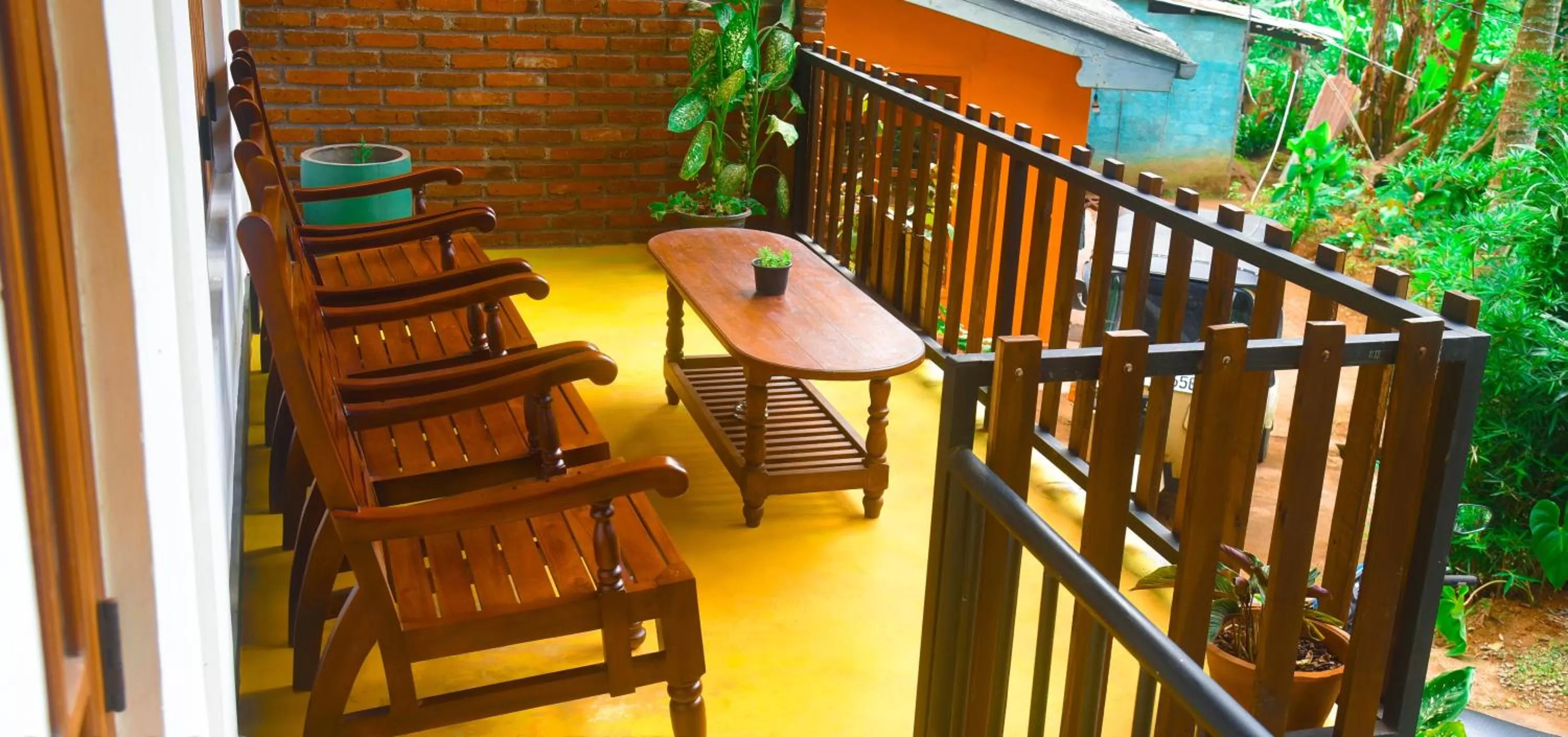 Balcony/Terrace in Madushanka Resort
