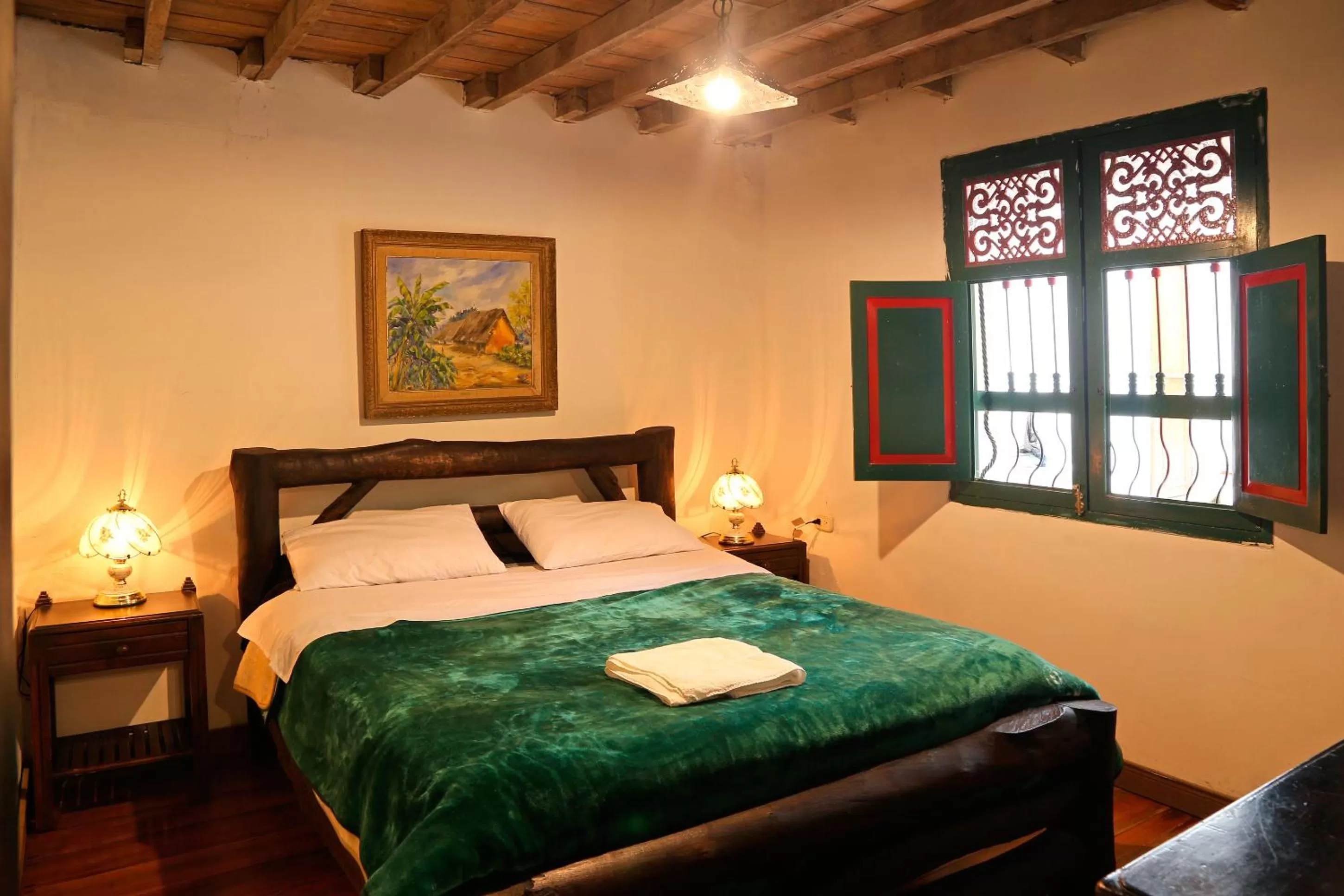 Bedroom, Bed in Finca Campestre La Adelita B&B