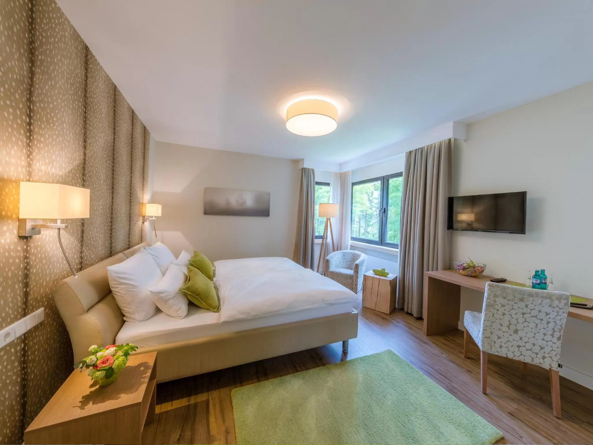 Photo of the whole room, Bed in Rodelhaus