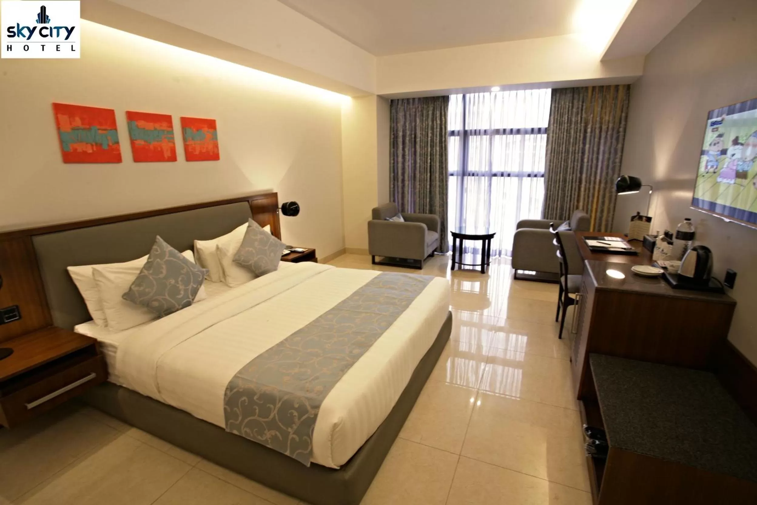 Bed in Sky City Hotel Dhaka