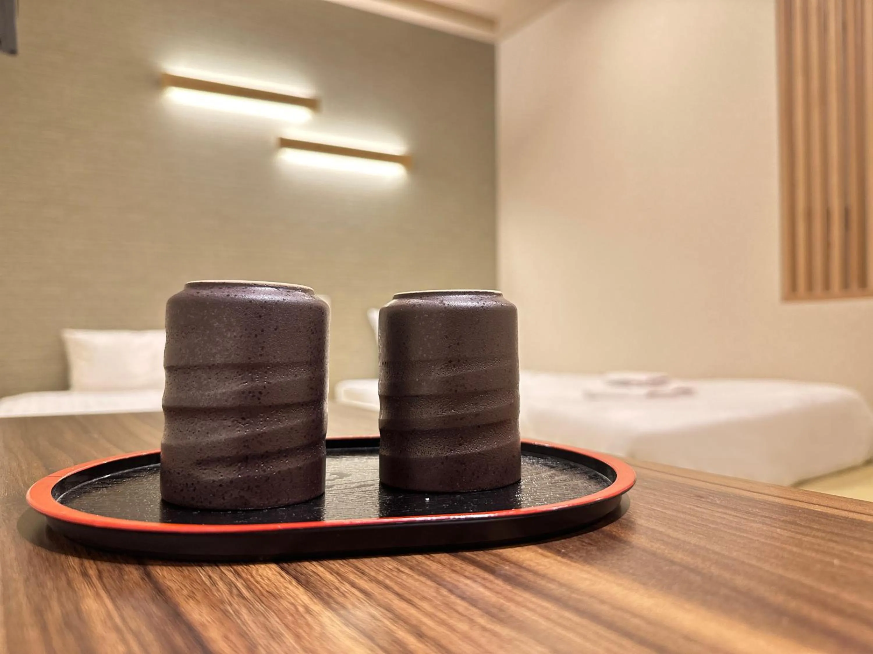 Photo of the whole room, Bed in Osaka Ebisu Hotel