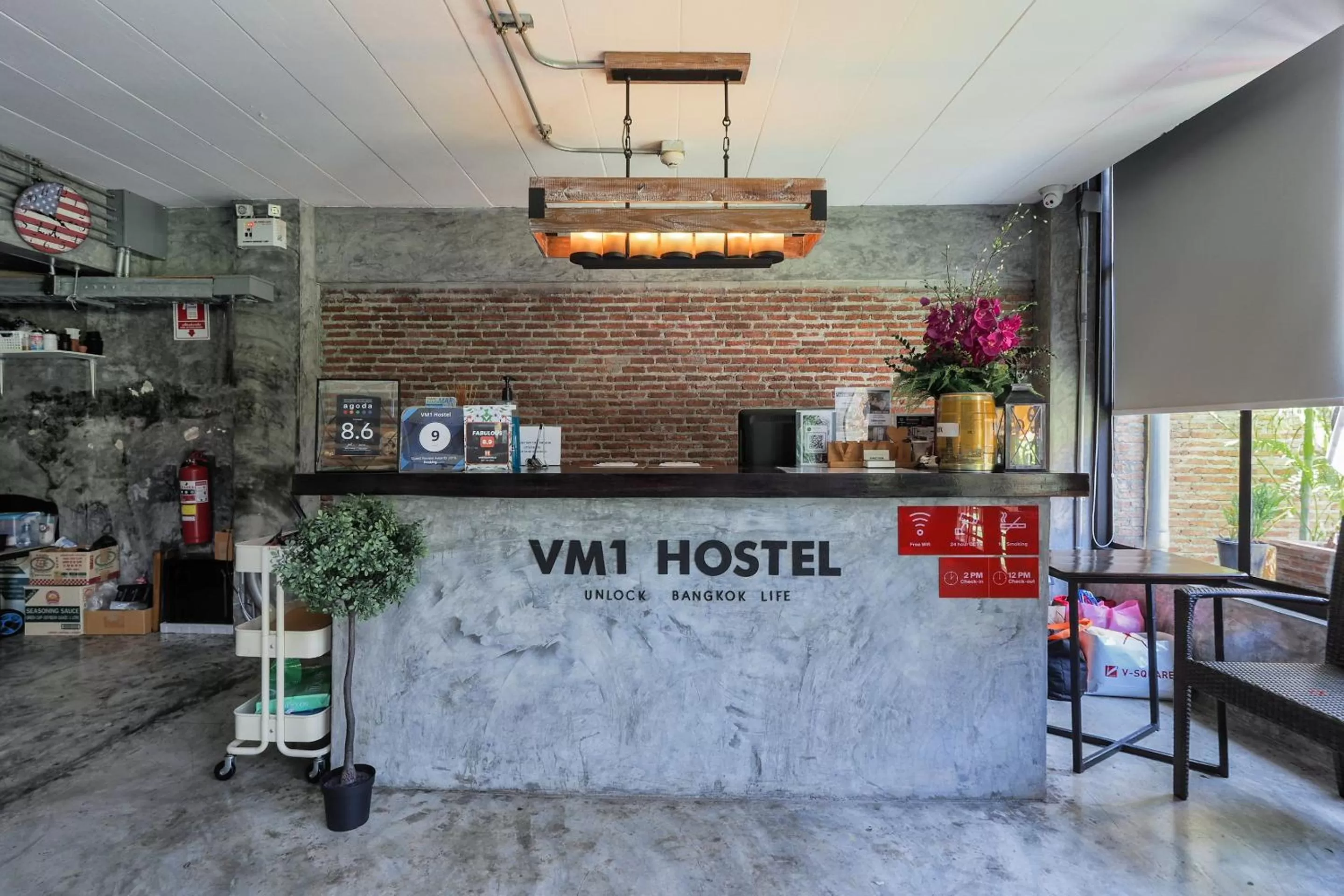 Lobby or reception, Lounge/Bar in Super OYO 75332 Vm1 Hostel