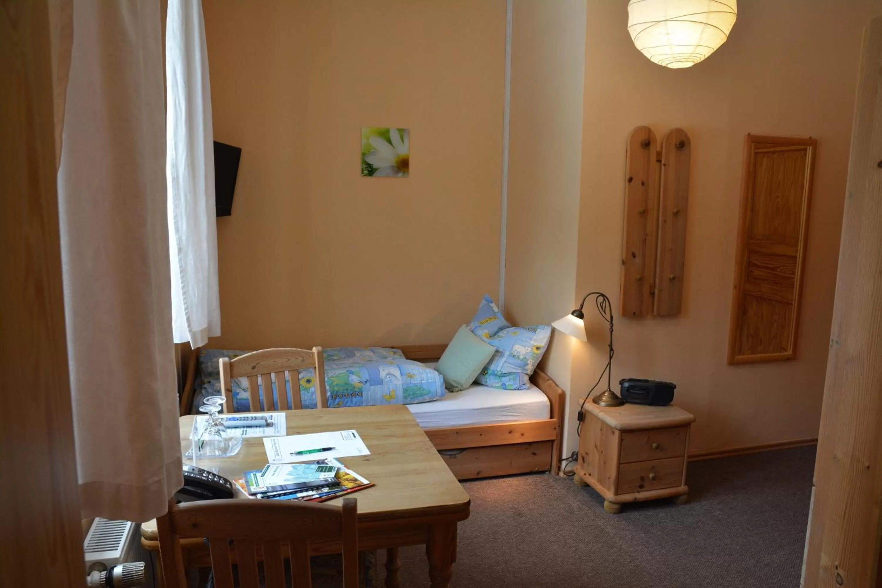 Bedroom, Seating Area in Landgasthof Alter Bahnhof