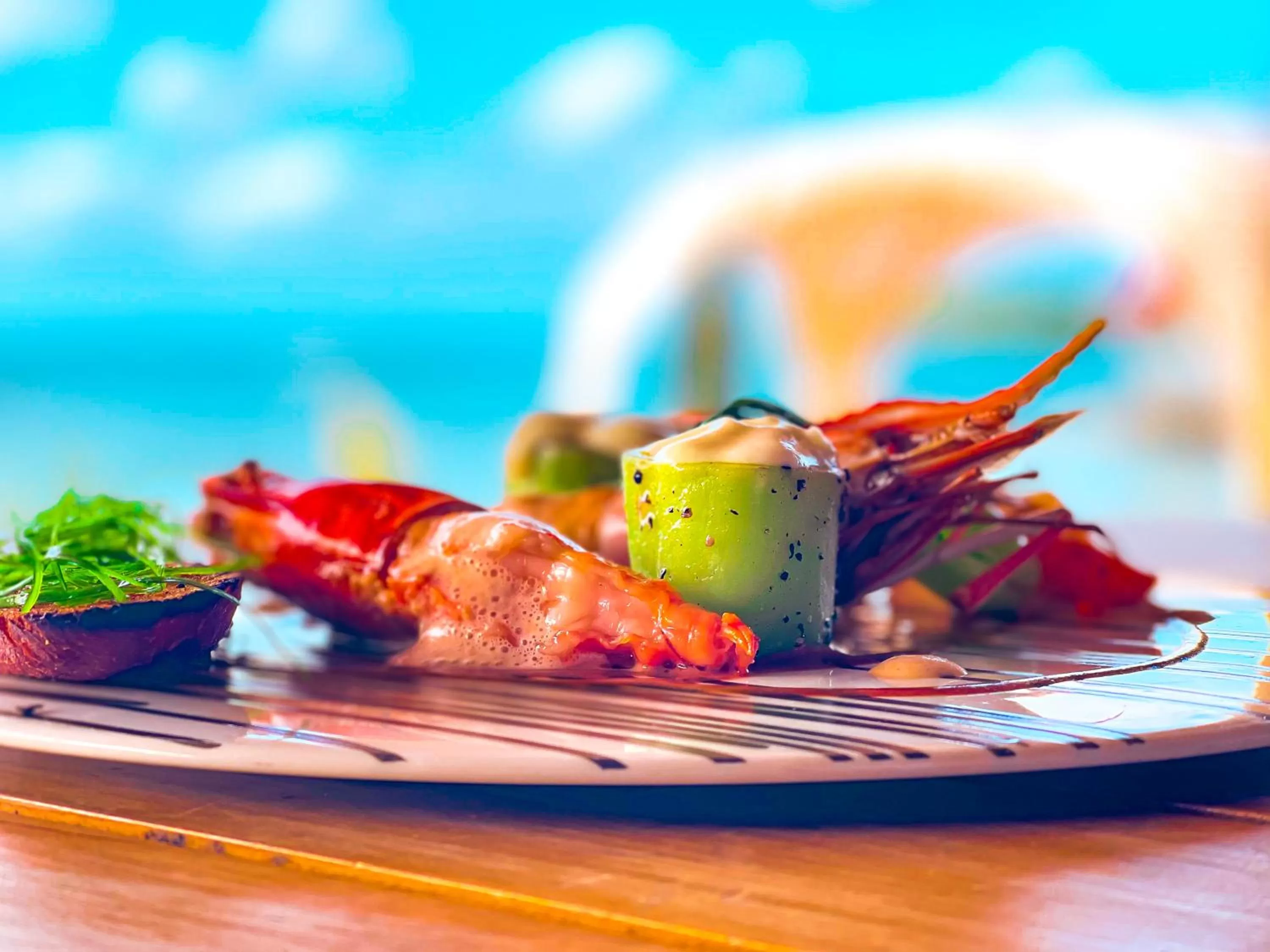 Food close-up in Preskil Island Resort