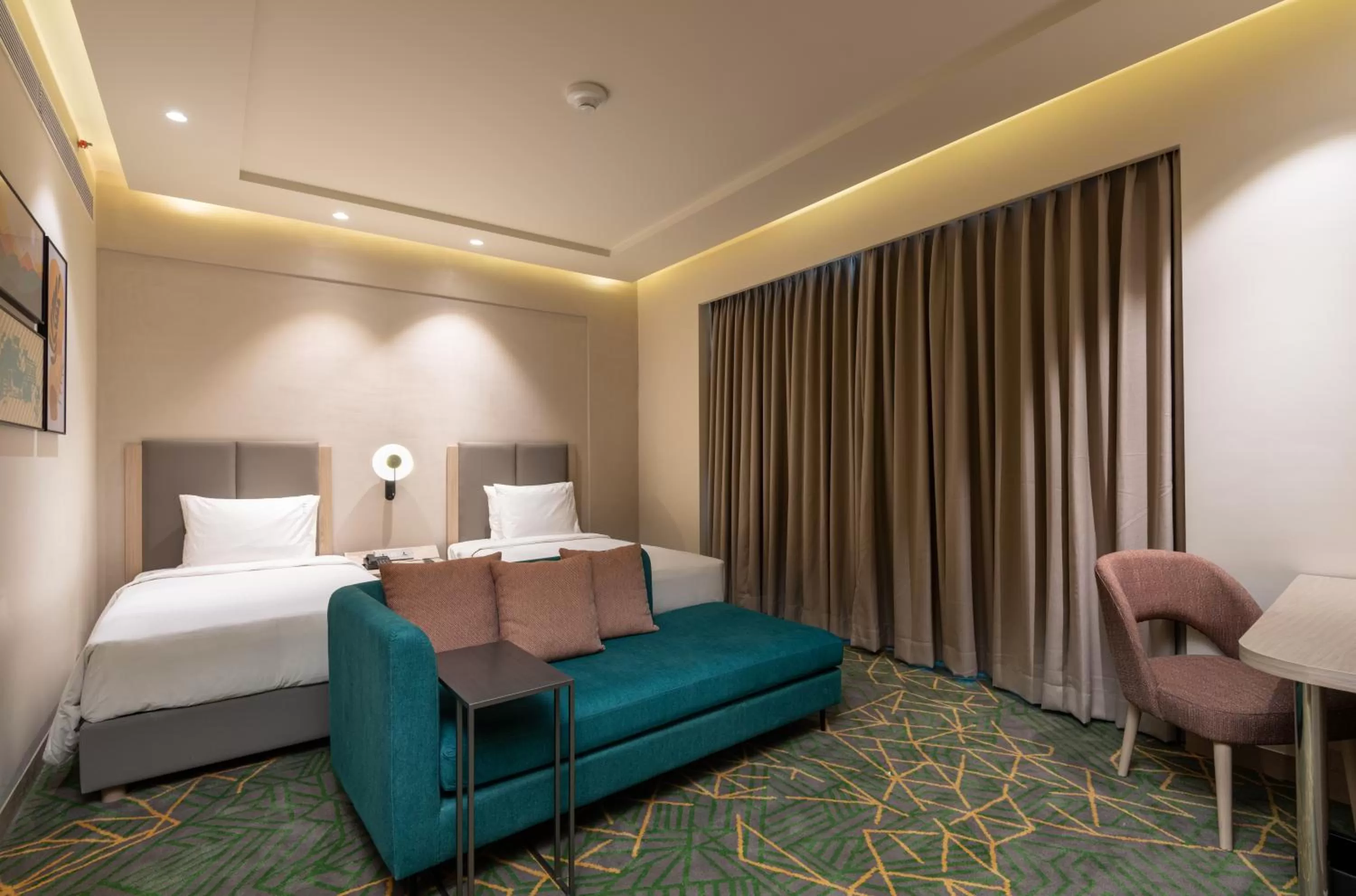 Seating area, Bed in Holiday Inn Katra Vaishno Devi by IHG
