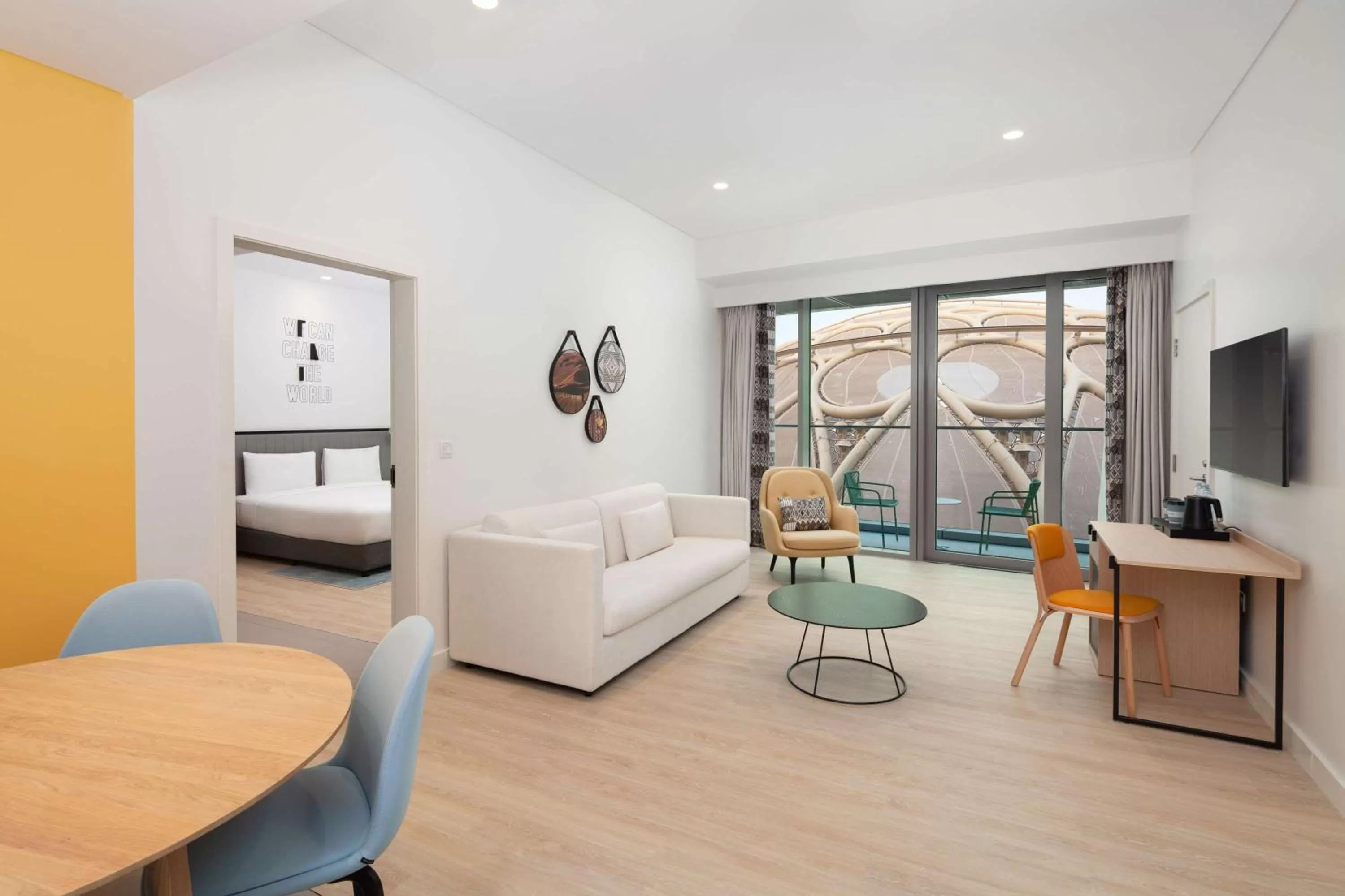 Photo of the whole room, Bed in Rove Expo City