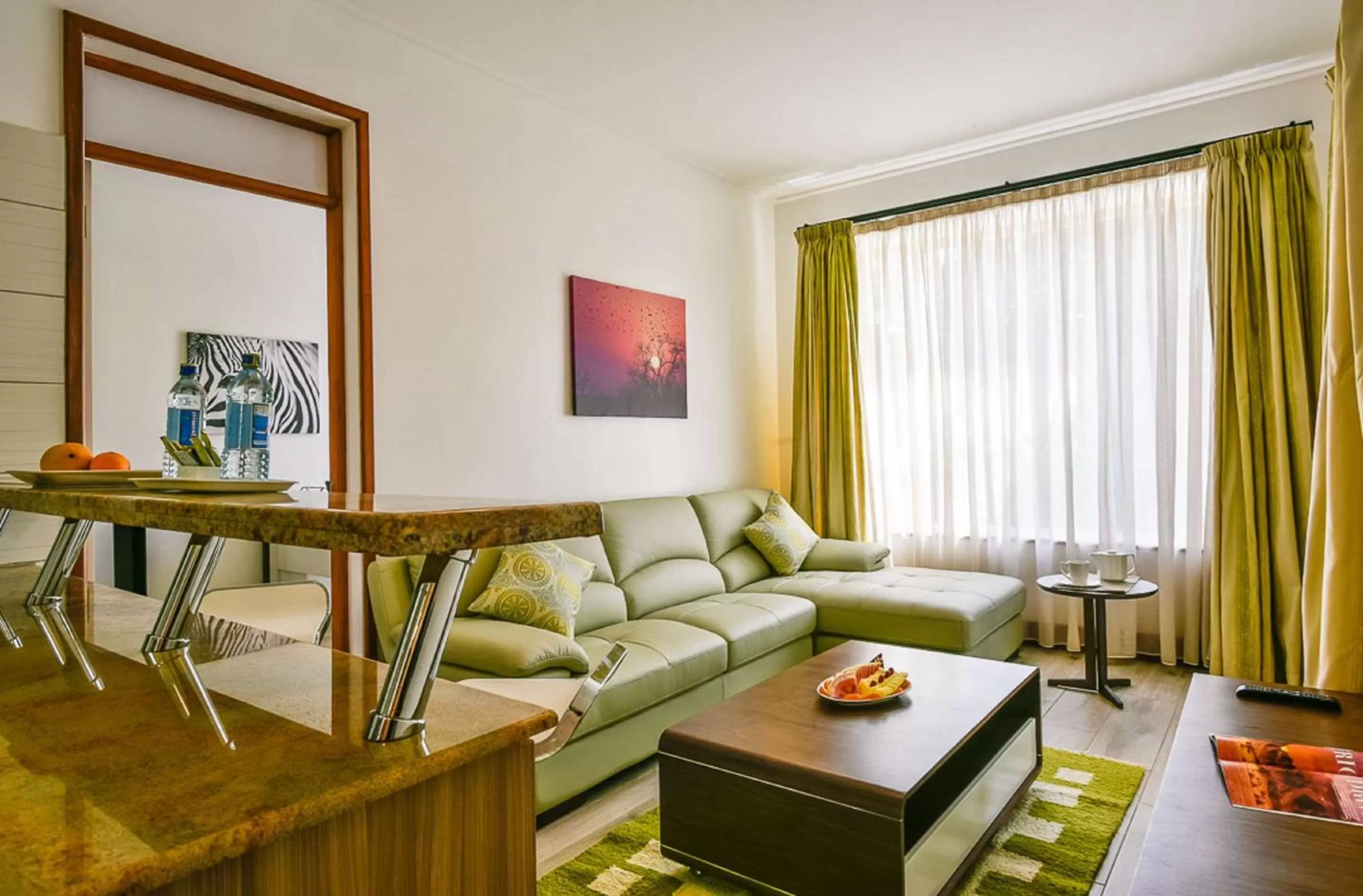Living room in Executive Residency by Best Western Nairobi