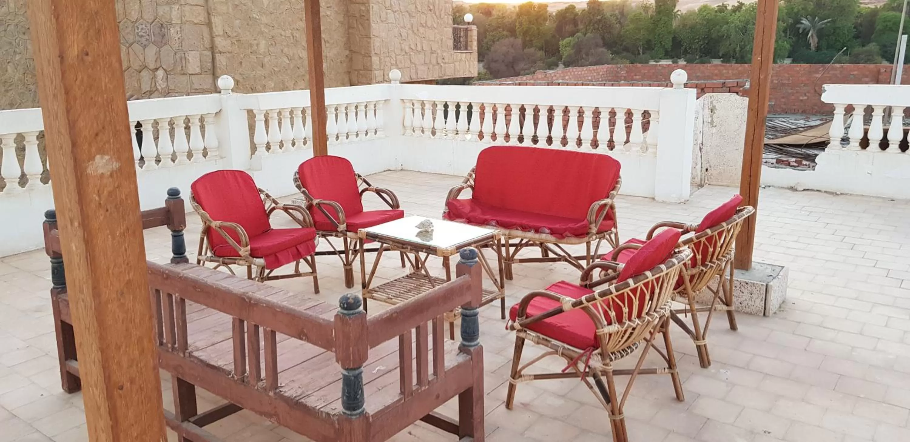 Balcony/Terrace in Taharka Nubian House