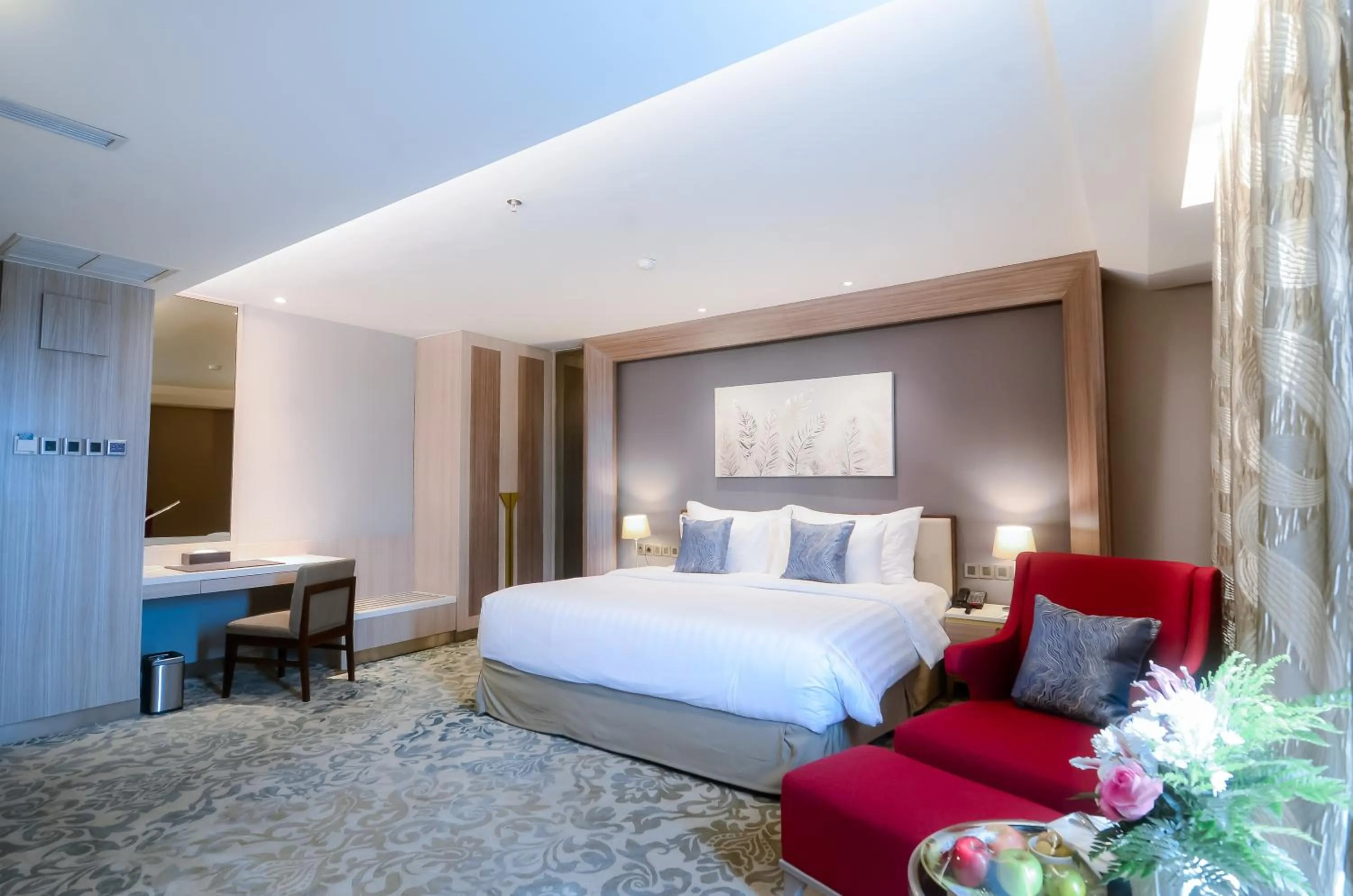 Bed in The Excelton Hotel