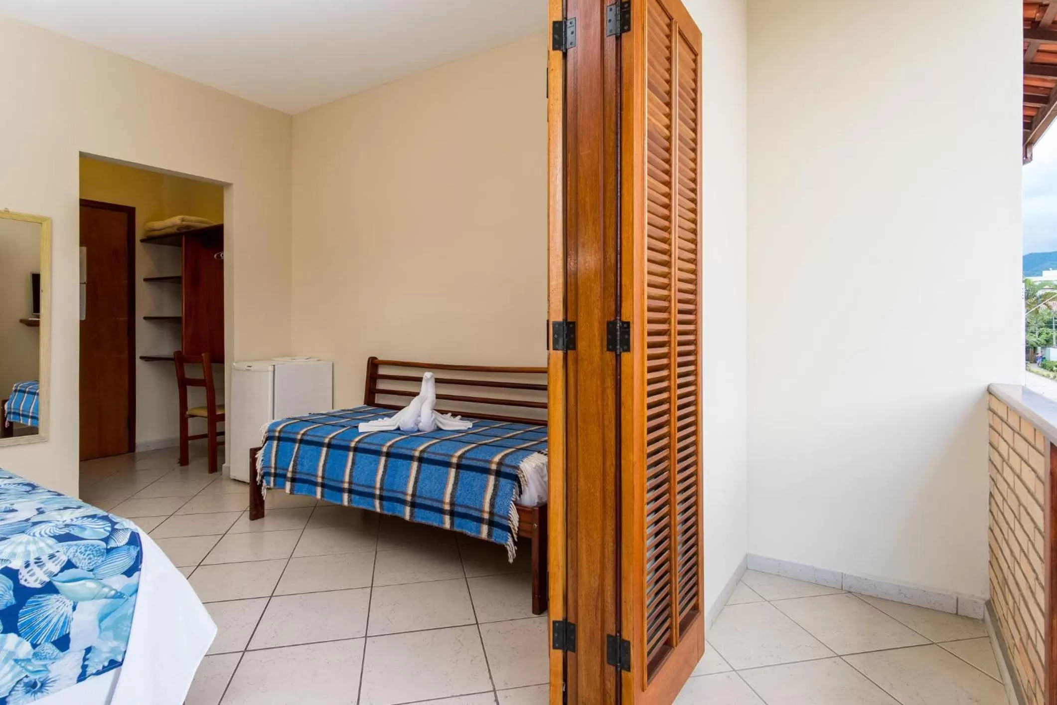 Bed in Pousada Mar Azul